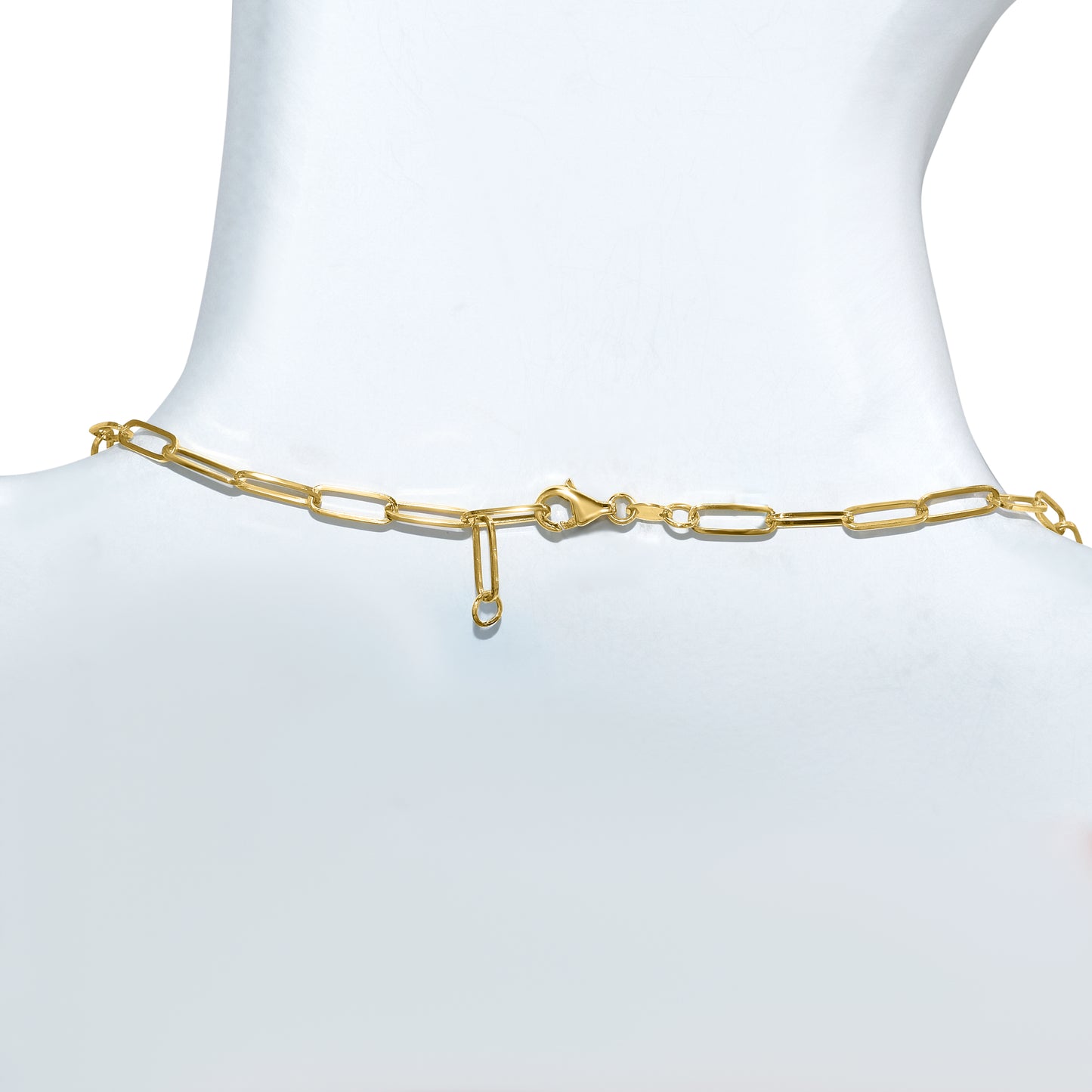 14k Citrine Freeform Shape Pendant Neck