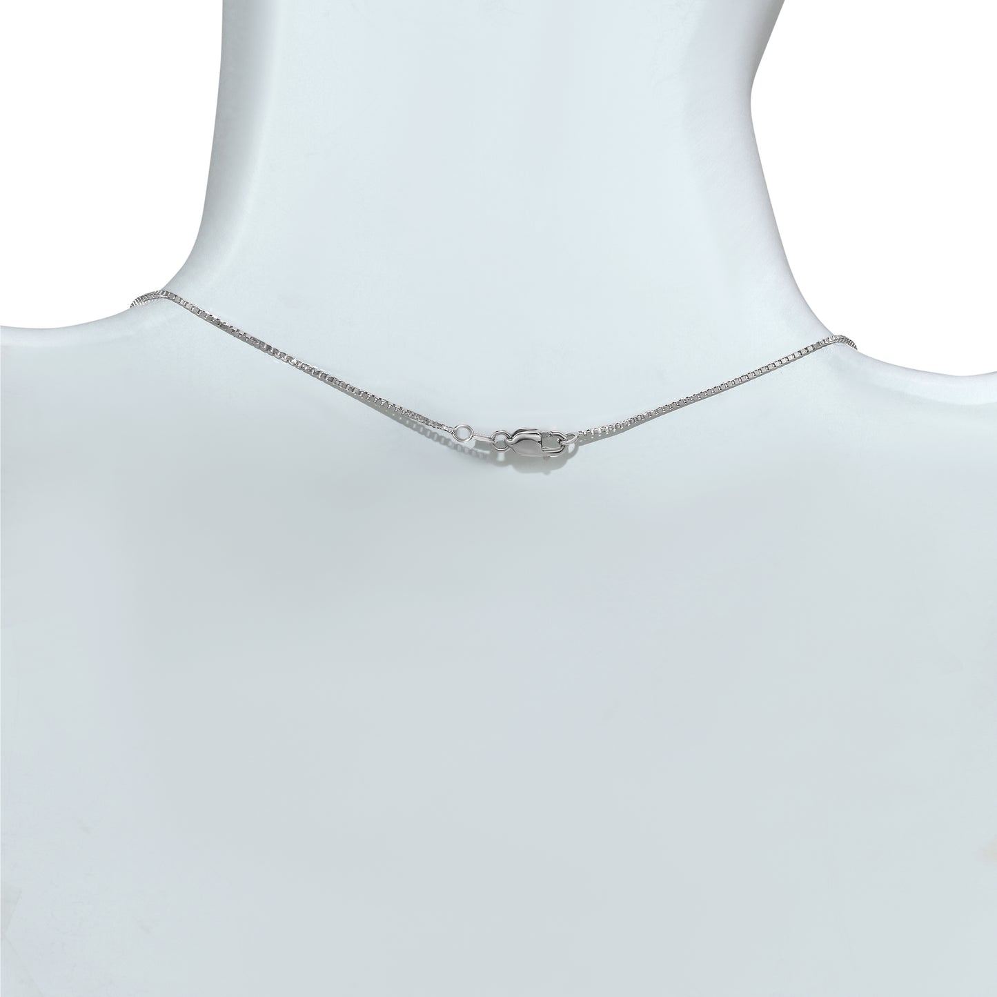 18k White Gold Shades of Green Garnet Heart Pendant Necklace