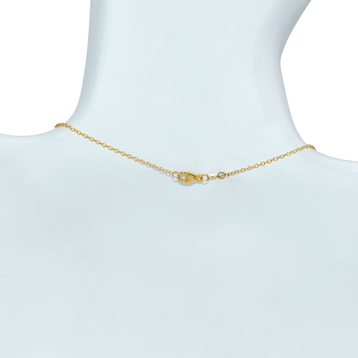 14k Turquoise Teardrop Pendant Necklace 17"