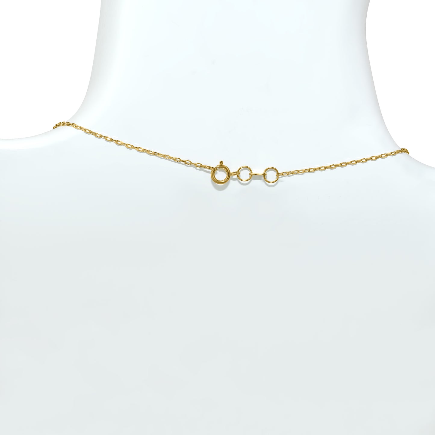 14k Blue Topaz or Amethyst Pear Pendant Necklace 17" Amethyst