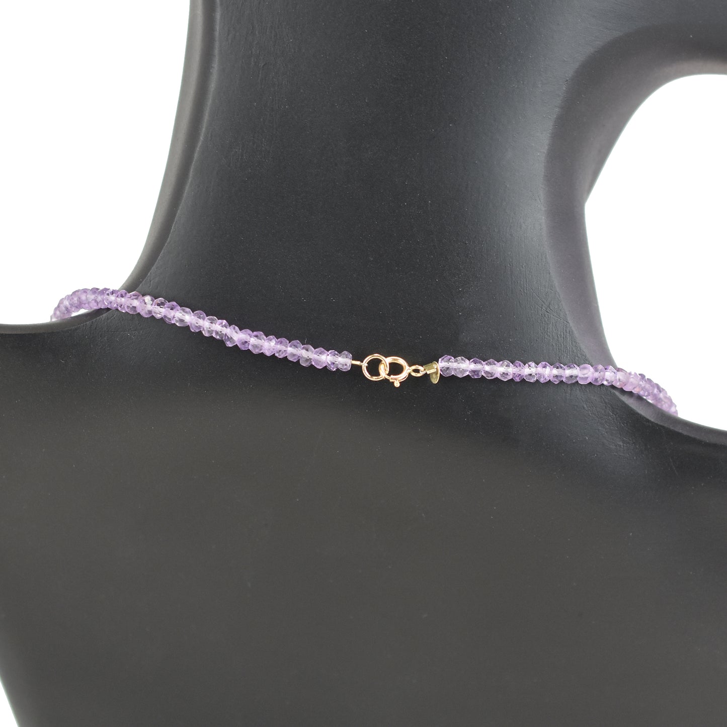 14k Gemstones & Gold Roundel Necklace