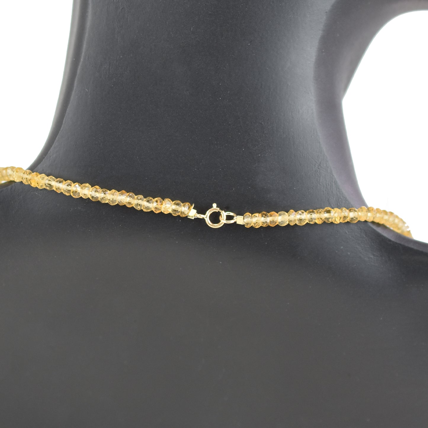 14k Gemstones & Gold Roundel Necklace