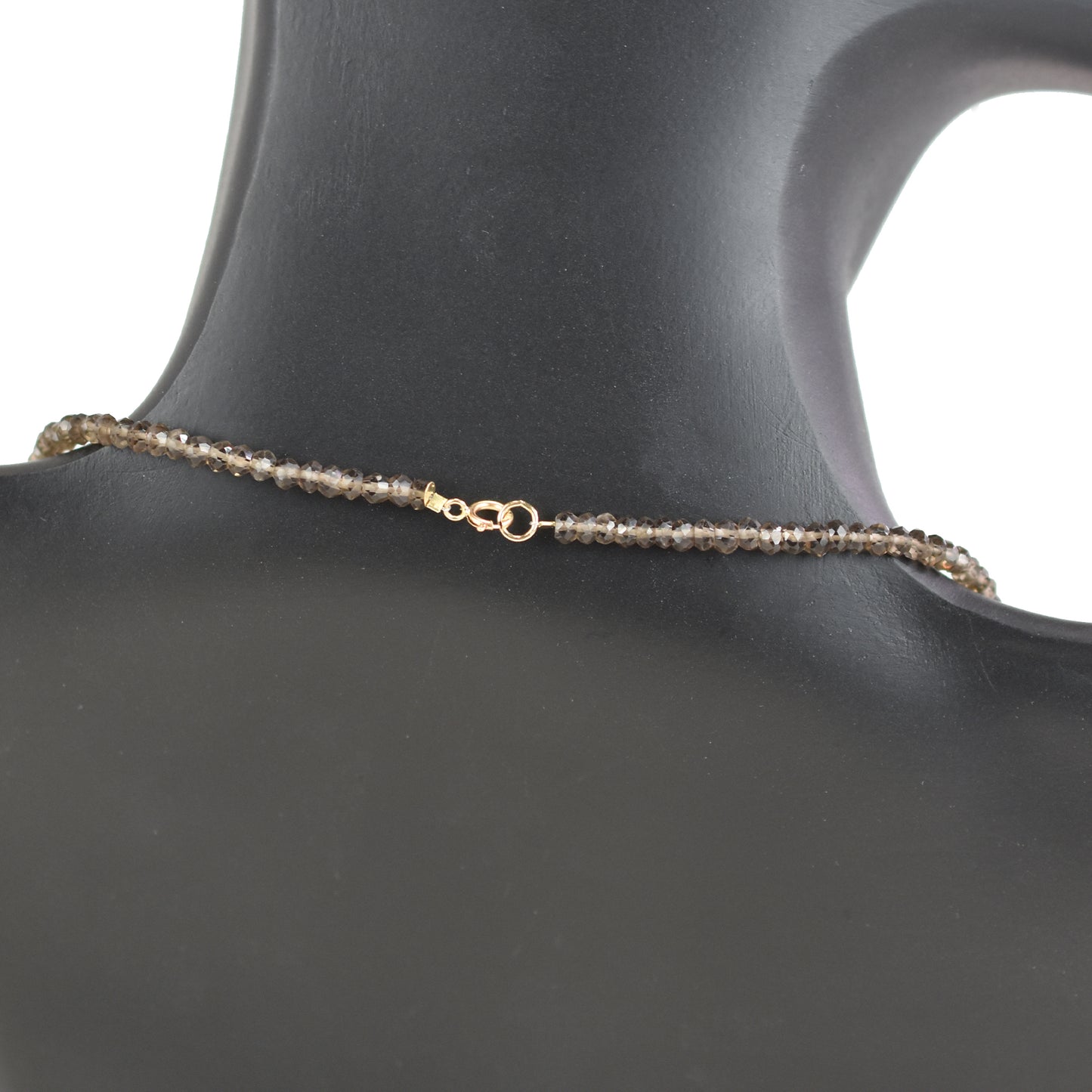 14k Gemstones & Gold Roundel Necklace