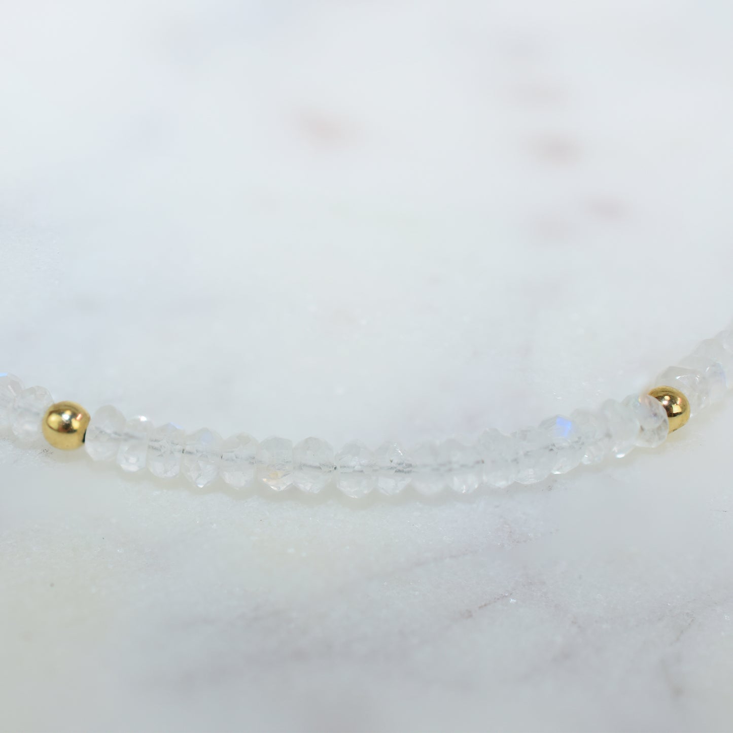 14k Gemstones & Gold Roundel Necklace