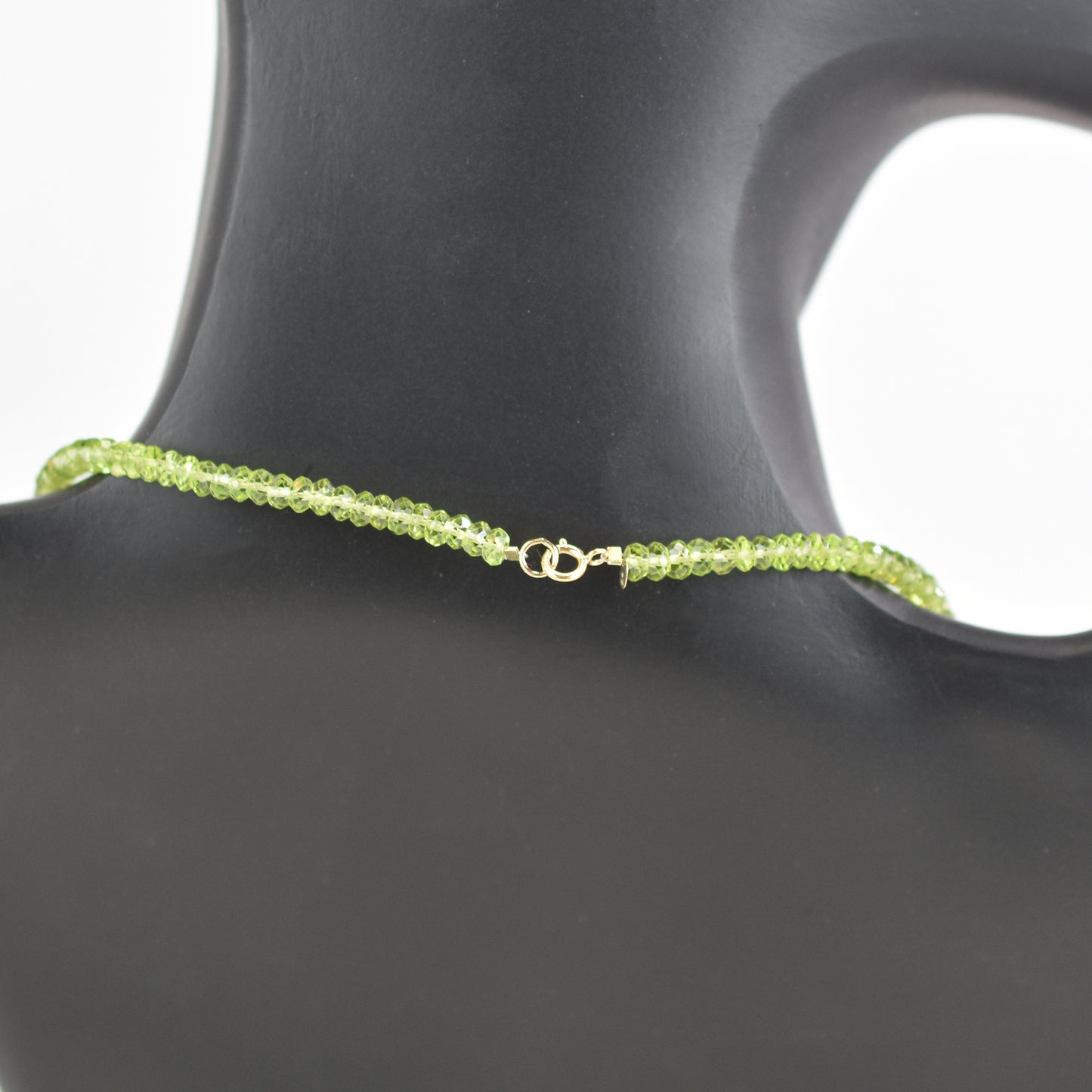 14k Gemstones & Gold Roundel Necklace