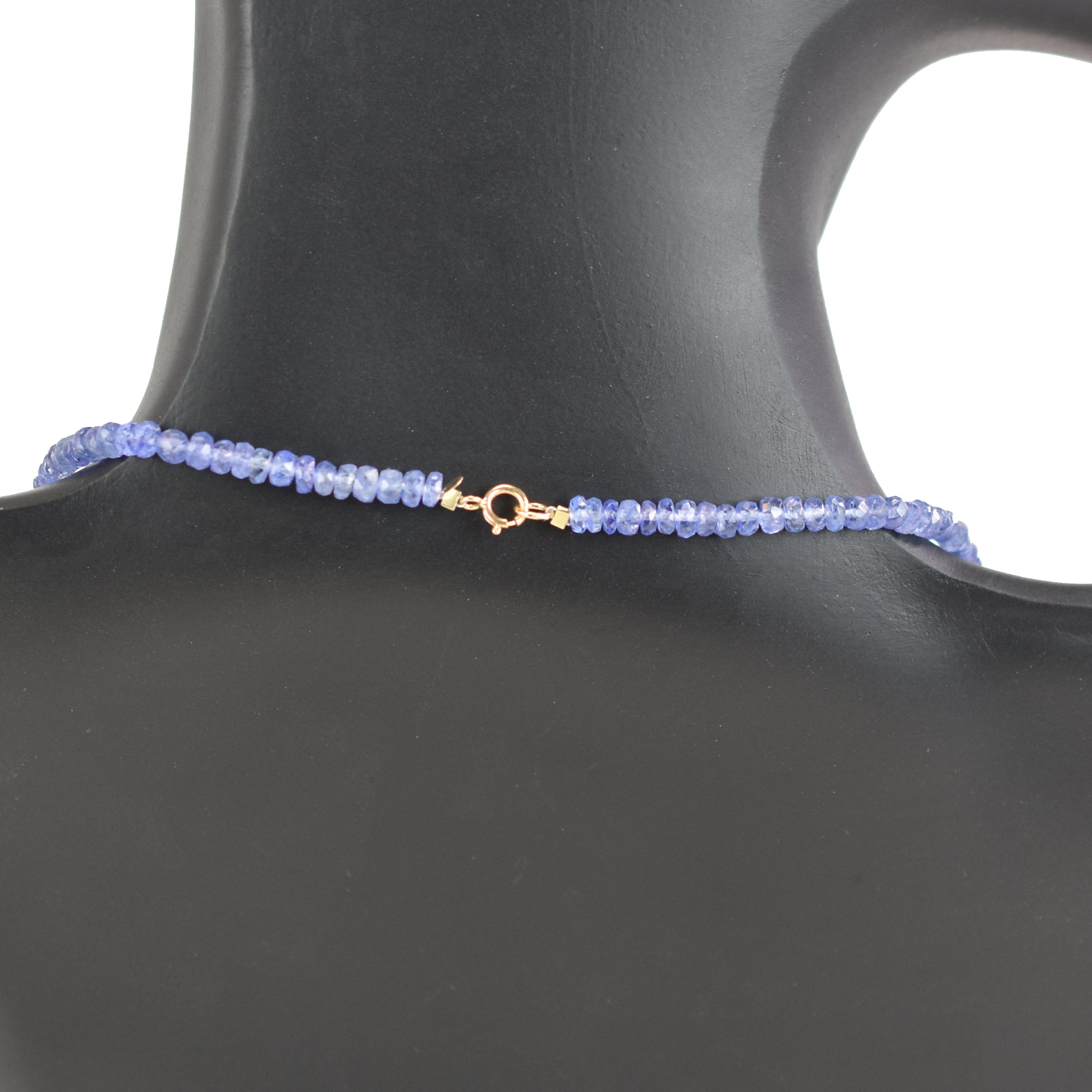 14k Gemstones & Gold Roundel Necklace