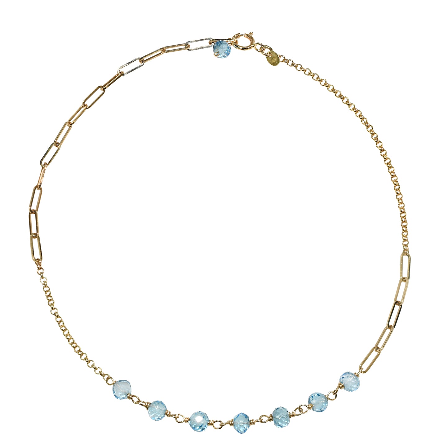 14k Link Gold Chain Anklet