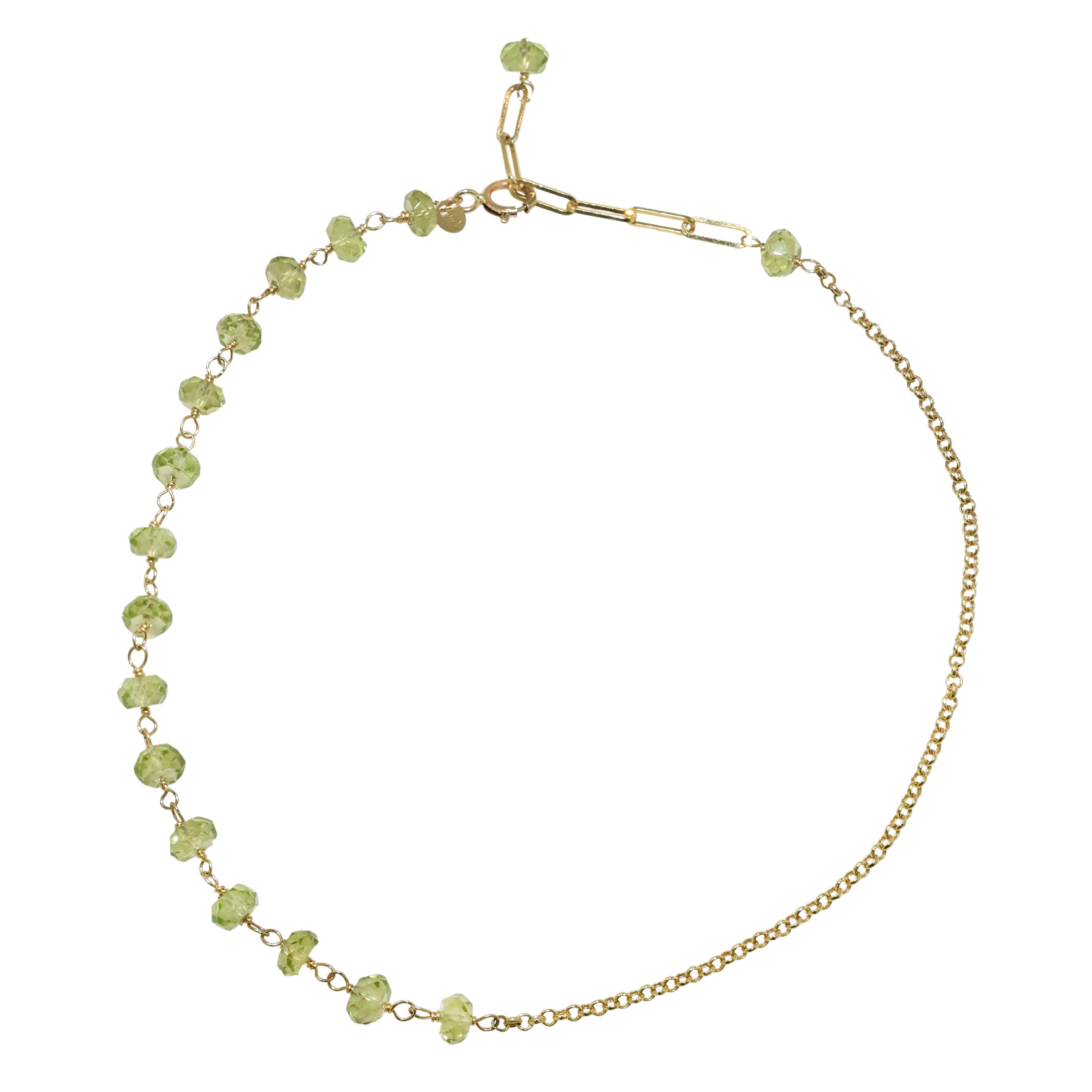 14k Yellow Gold Link Gold Chain Anklet