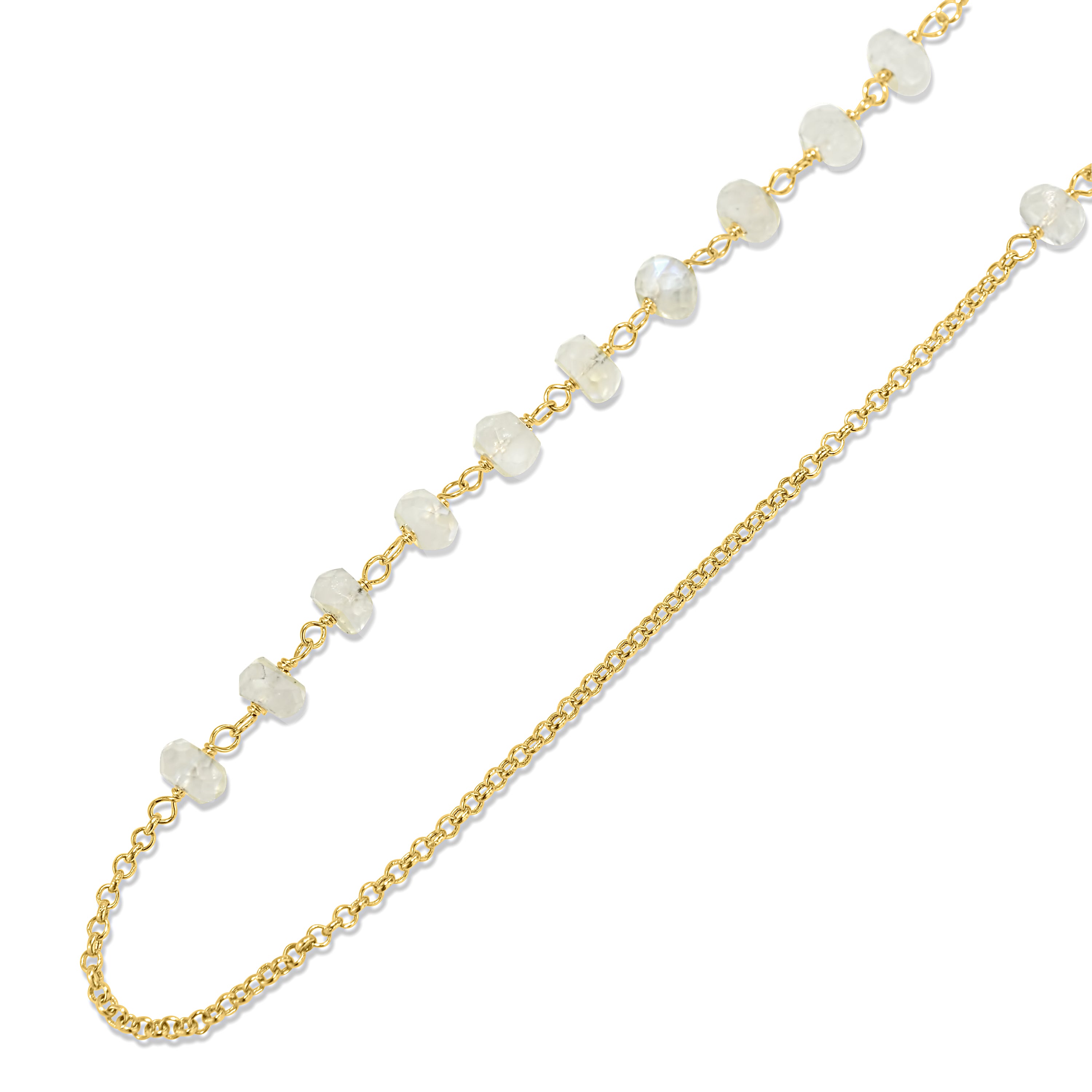 14k Yellow Gold Link Gold Chain Anklet