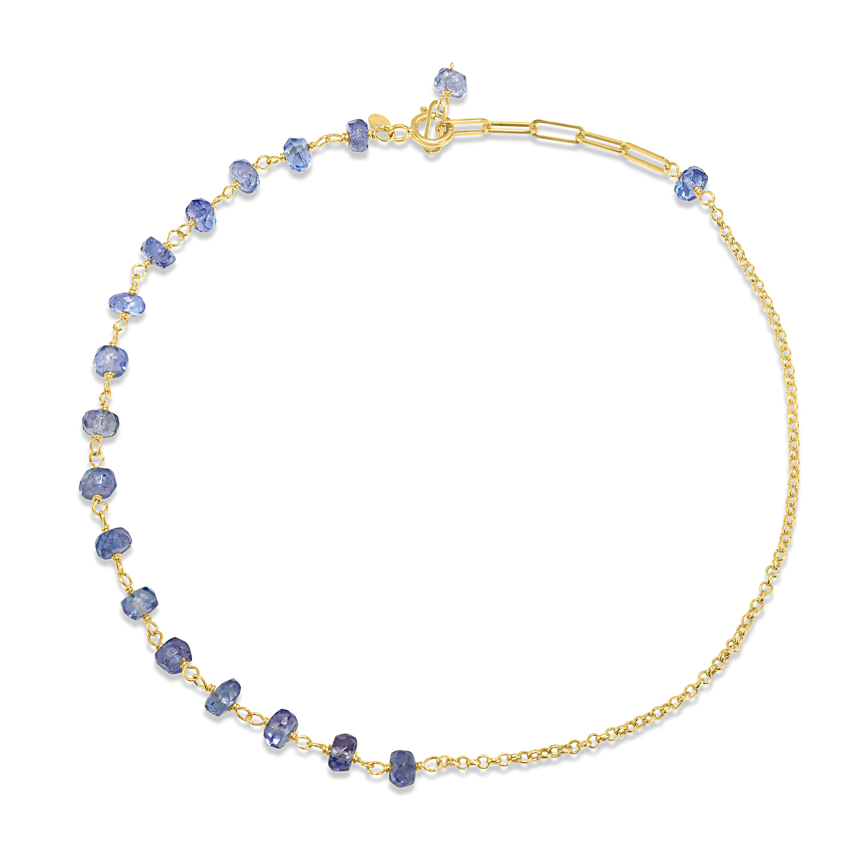 14k Yellow Gold Link Gold Chain Anklet
