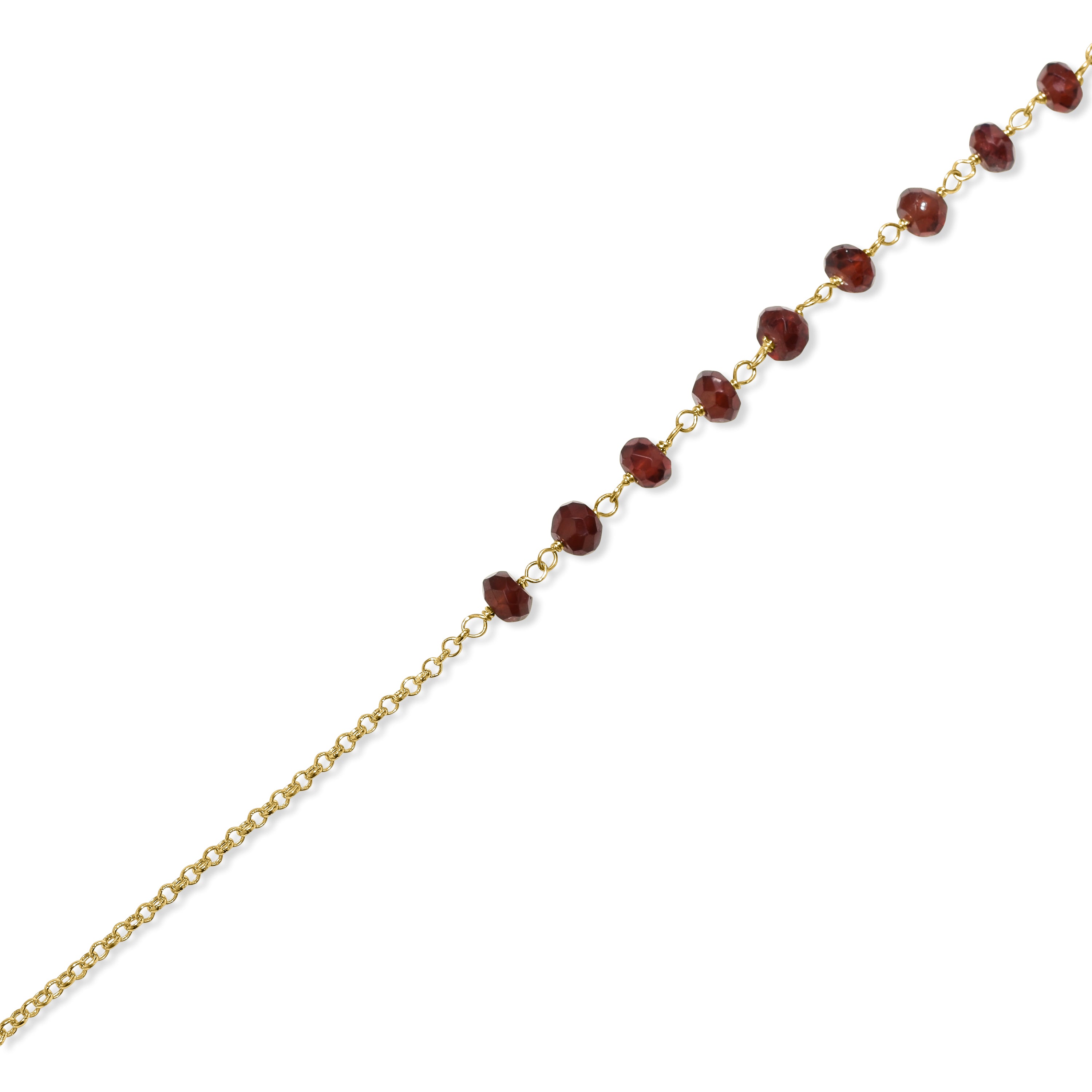 14k Yellow Gold Link Gold Chain Anklet