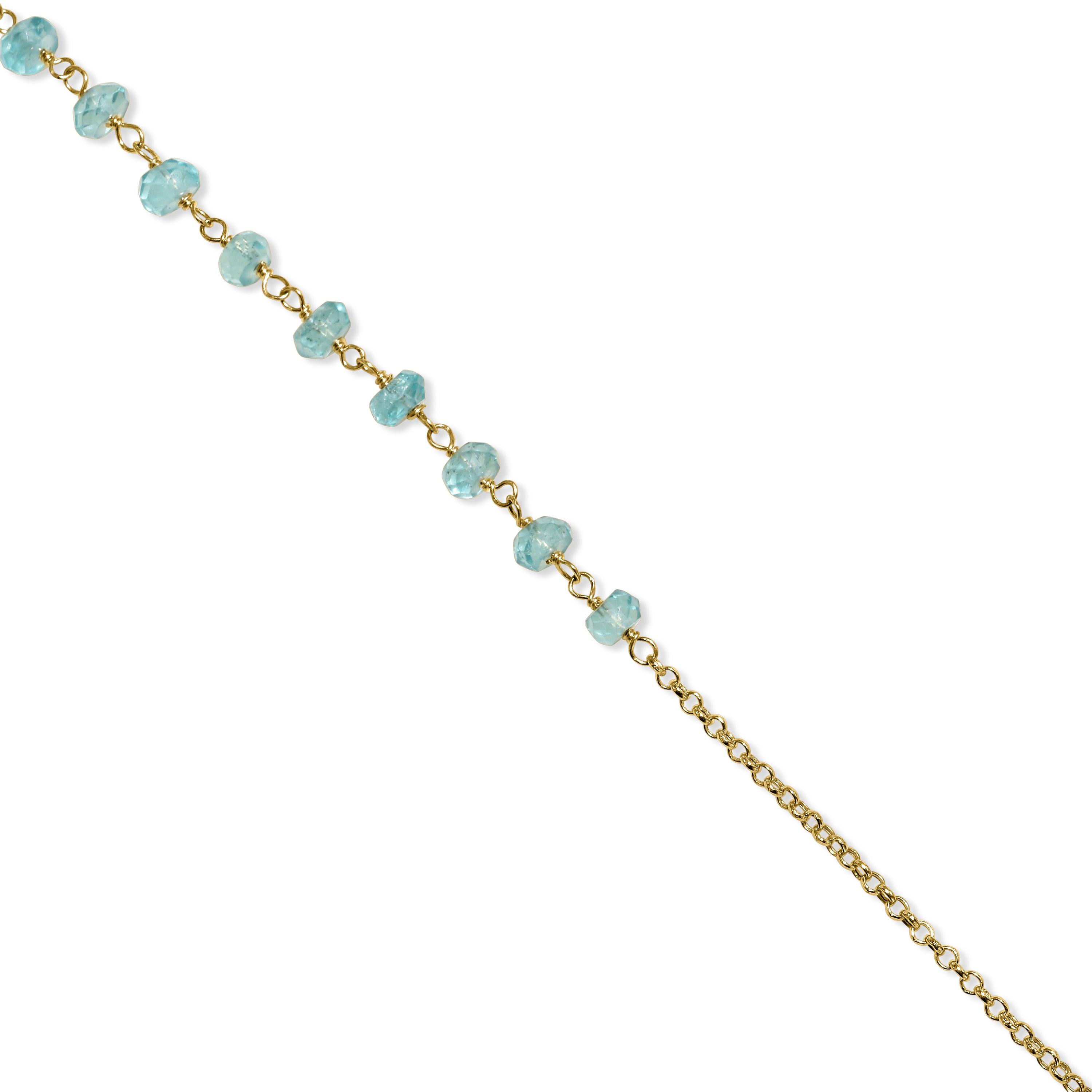14k Yellow Gold Link Gold Chain Anklet