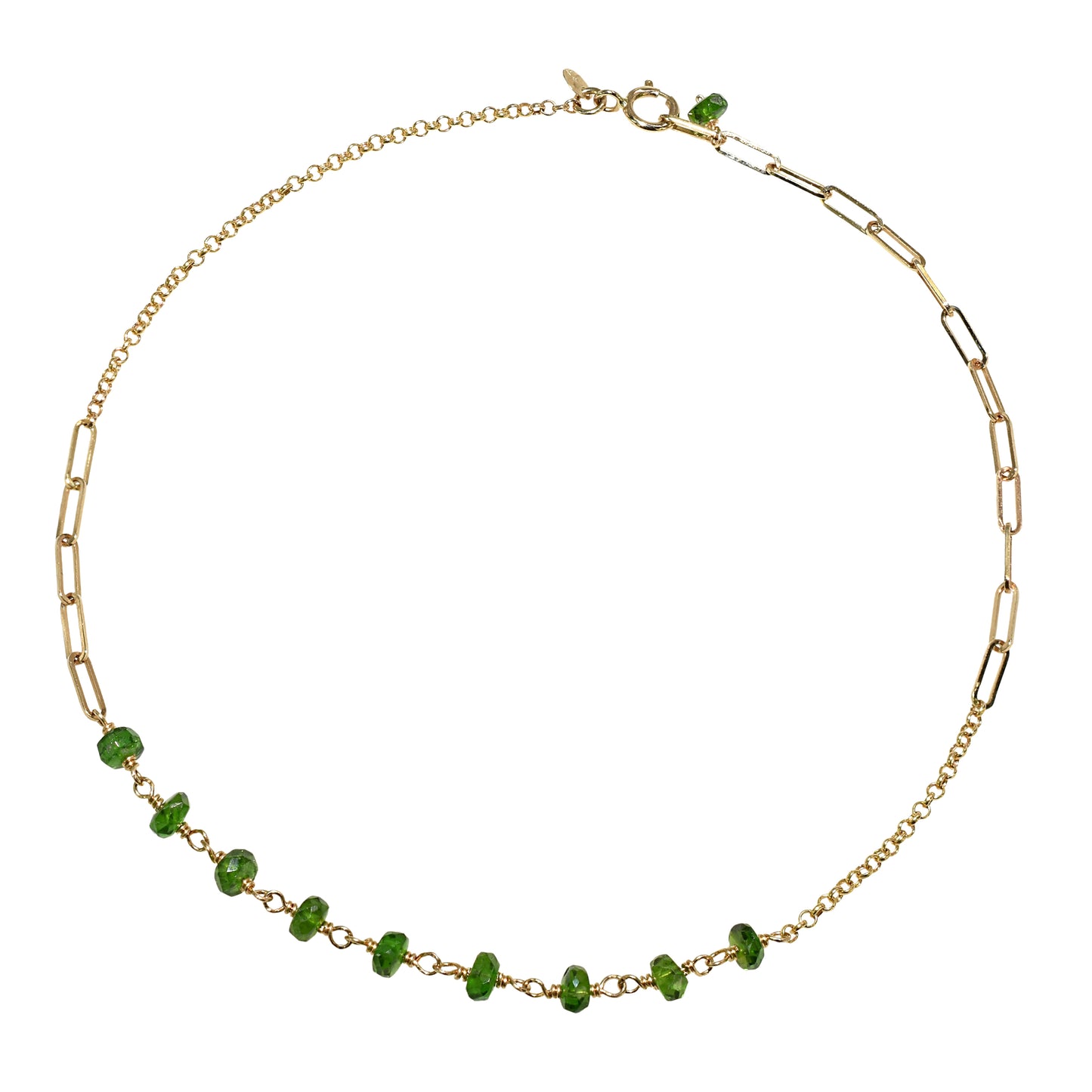 14k Link Gold Chain Anklet