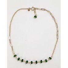 14k Link Gold Chain Anklet
