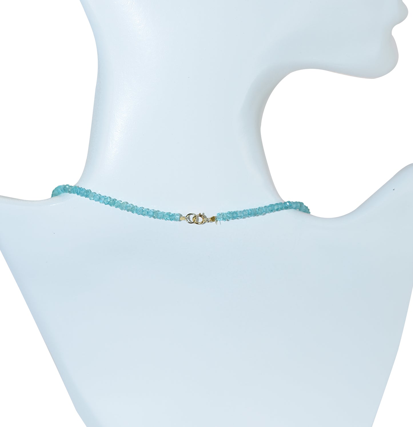 14k Gemstones & Gold Roundel Necklace