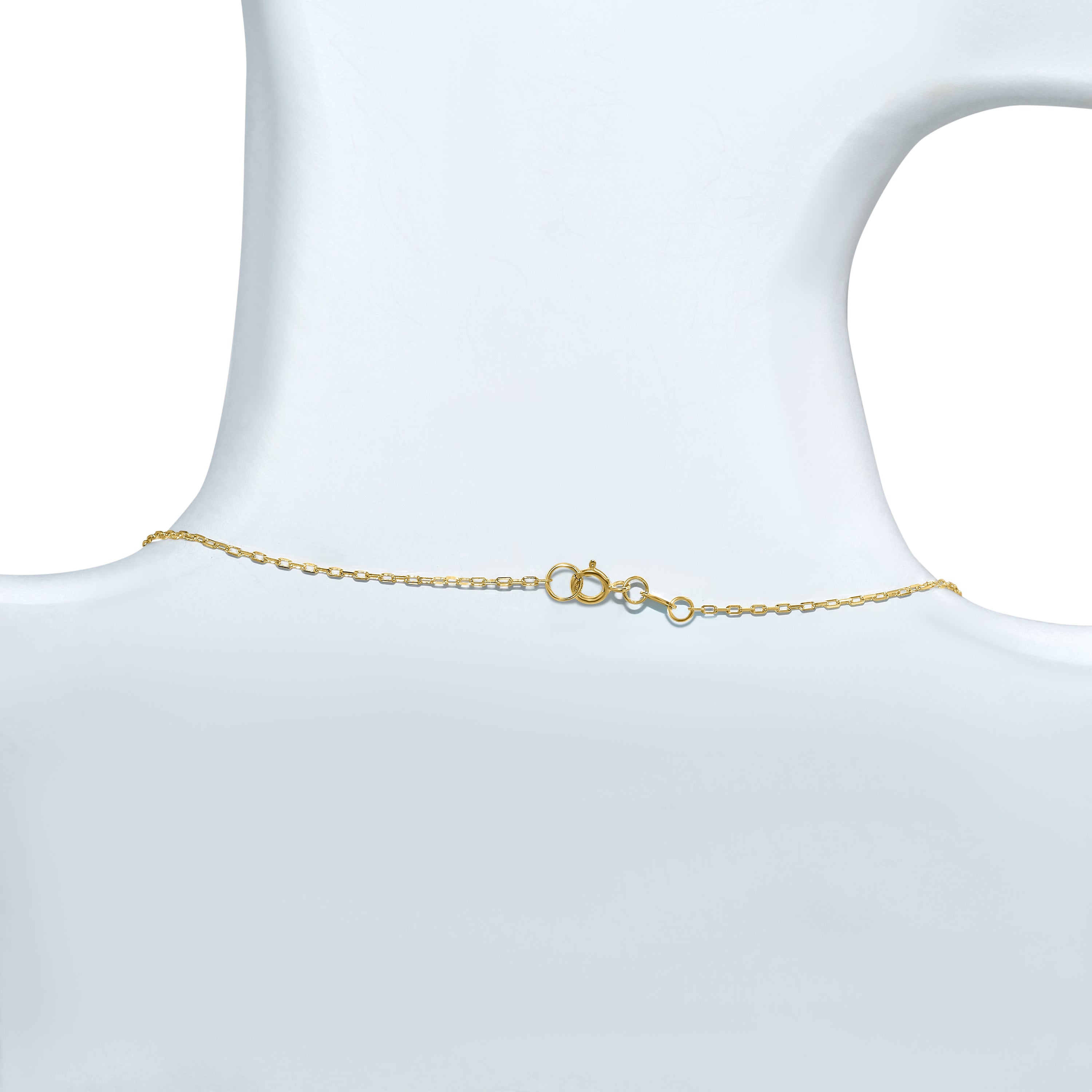 14k Blue Topaz Pendant Necklace