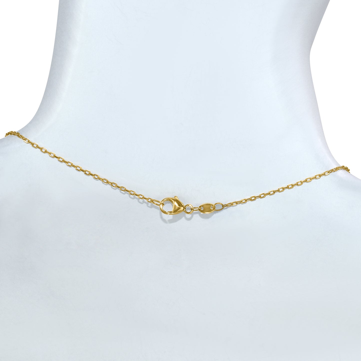 14k Amethyst Blue Topaz Pear Pendant Necklace