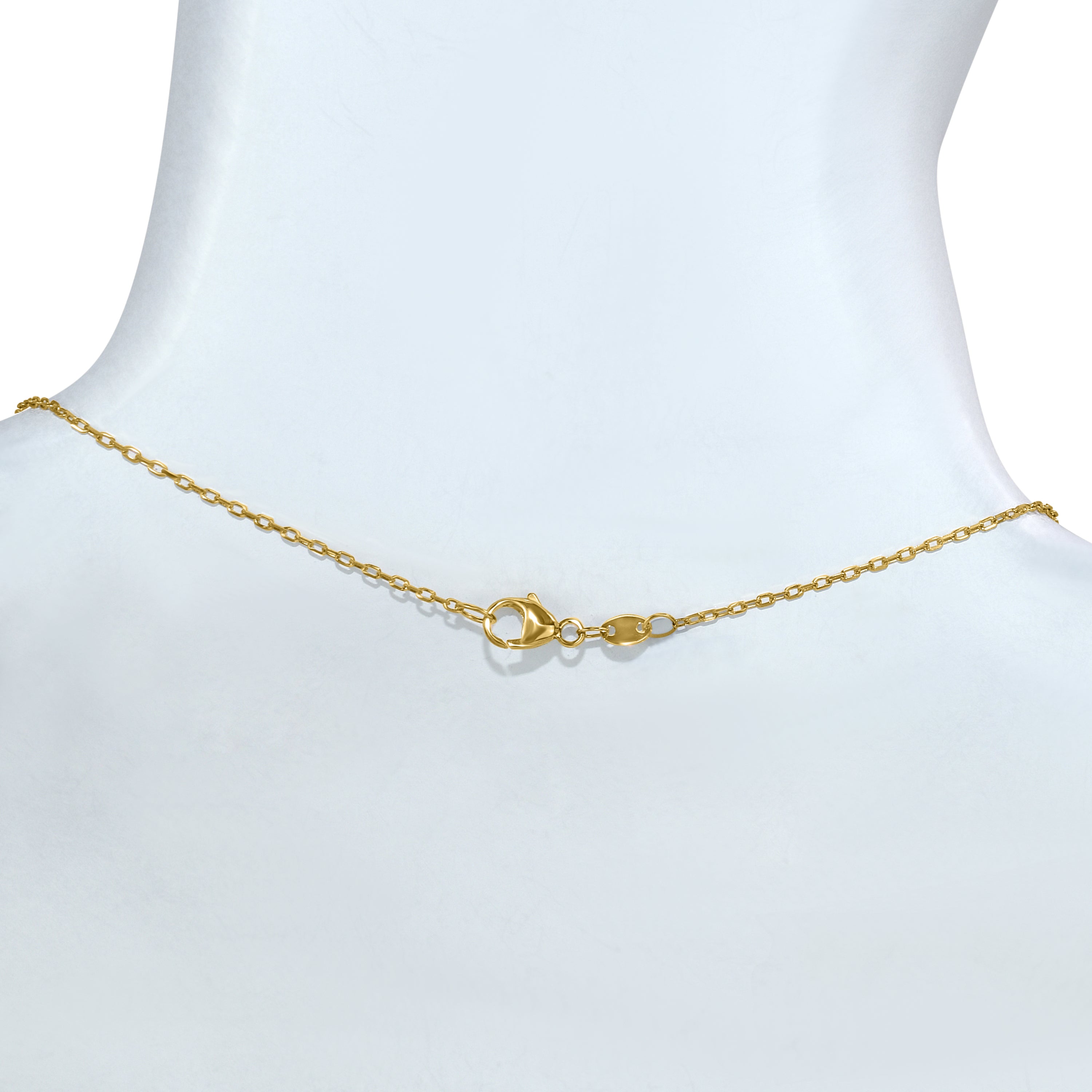 14k Amethyst Blue Topaz Pear Pendant Necklace