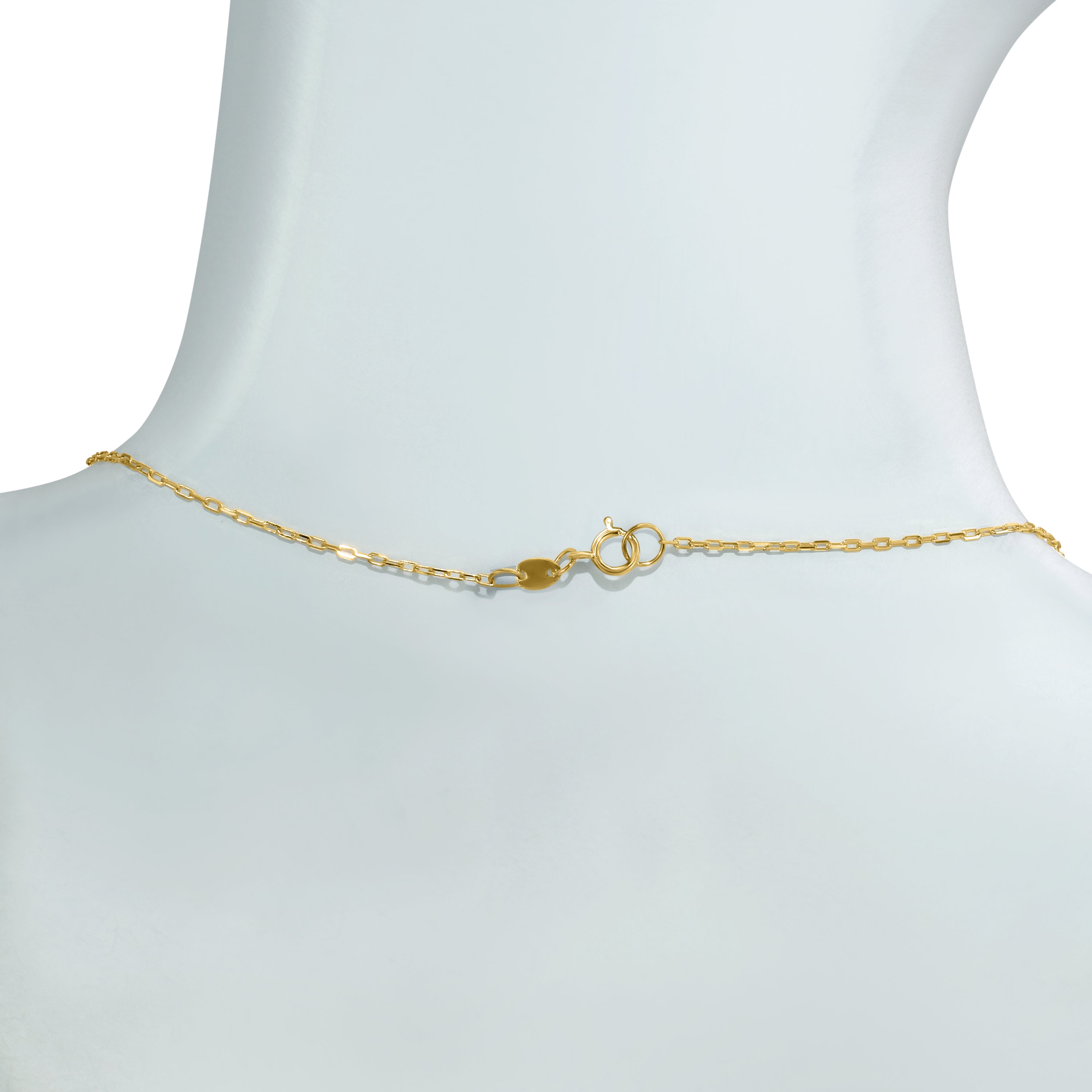 14k Citrine Smoky Quartz Coin Pendant Necklace
