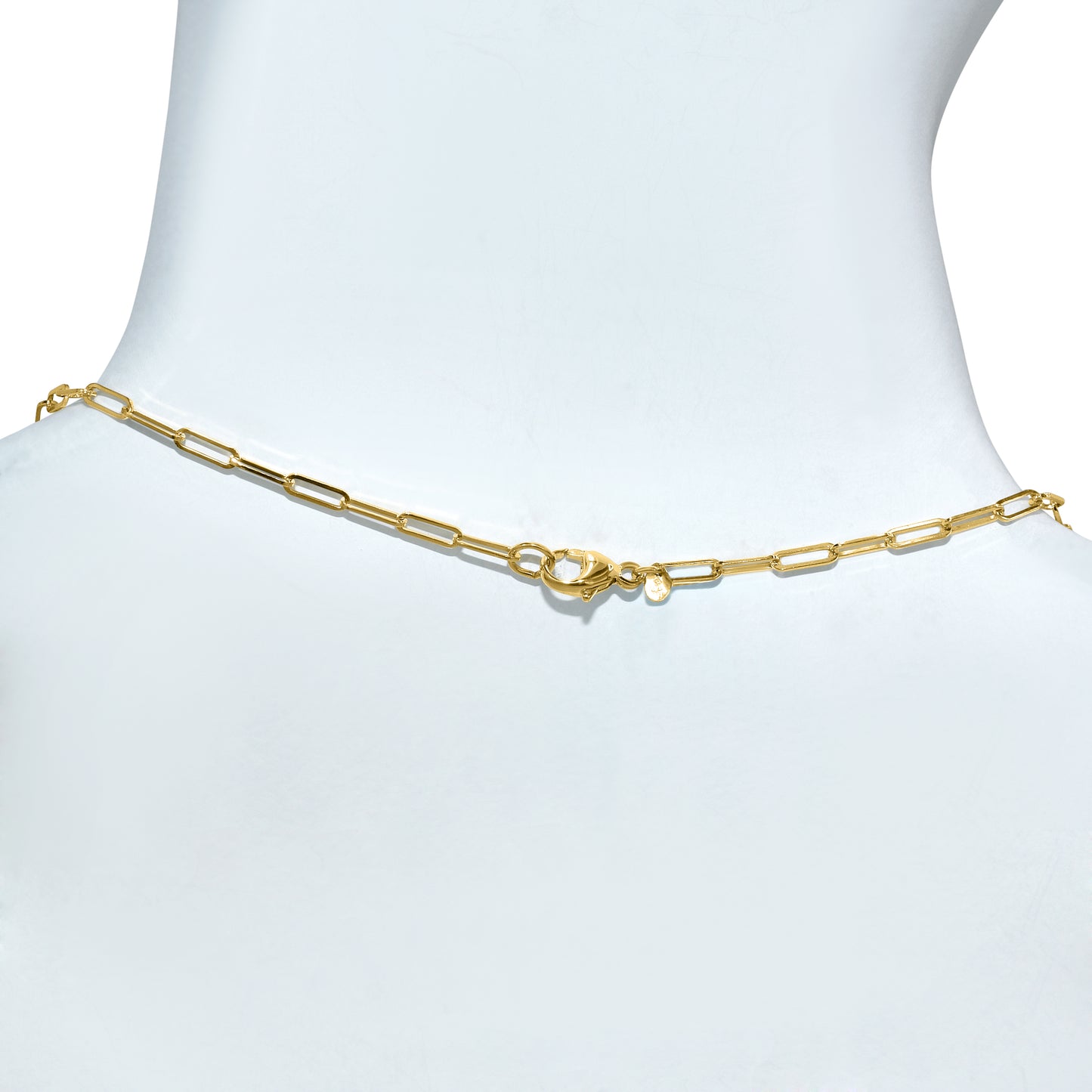 14k Green Onyx 5 Bezel Center Necklace