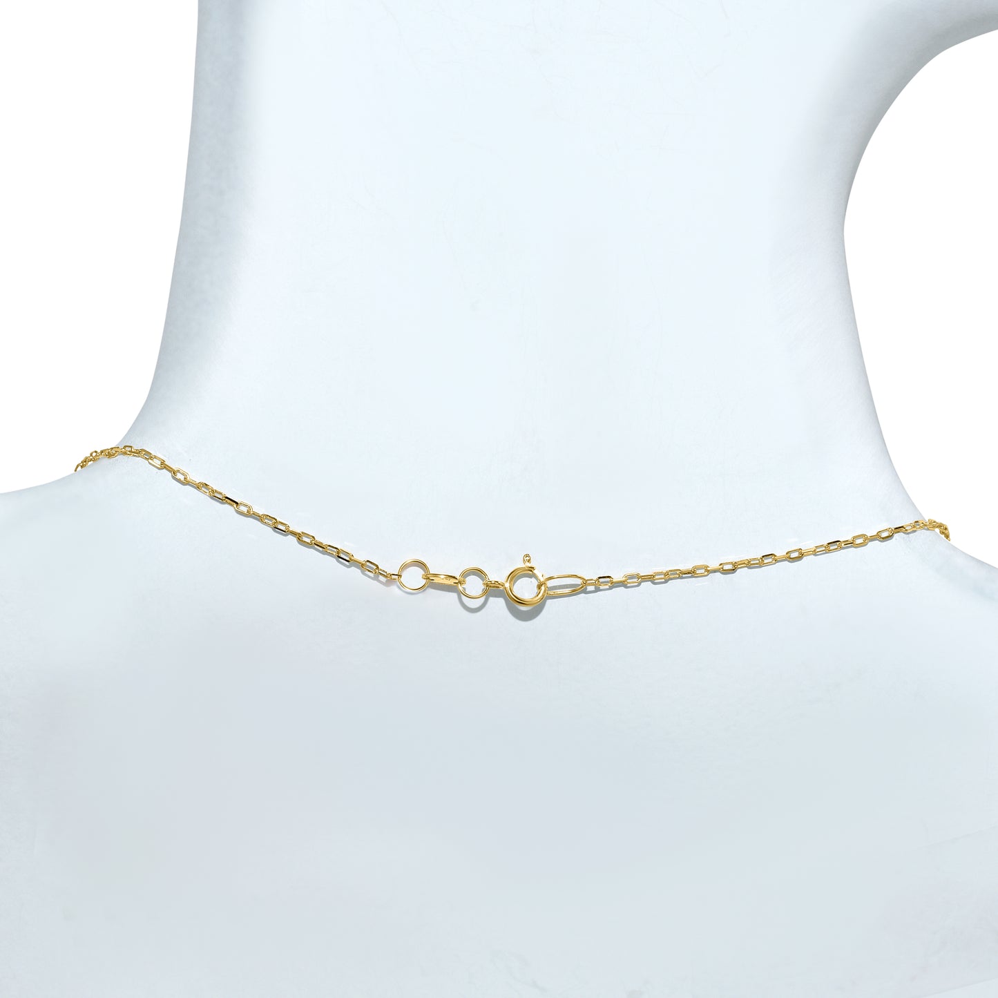 14k Green Onyx Round Bezel Pendant Necklace