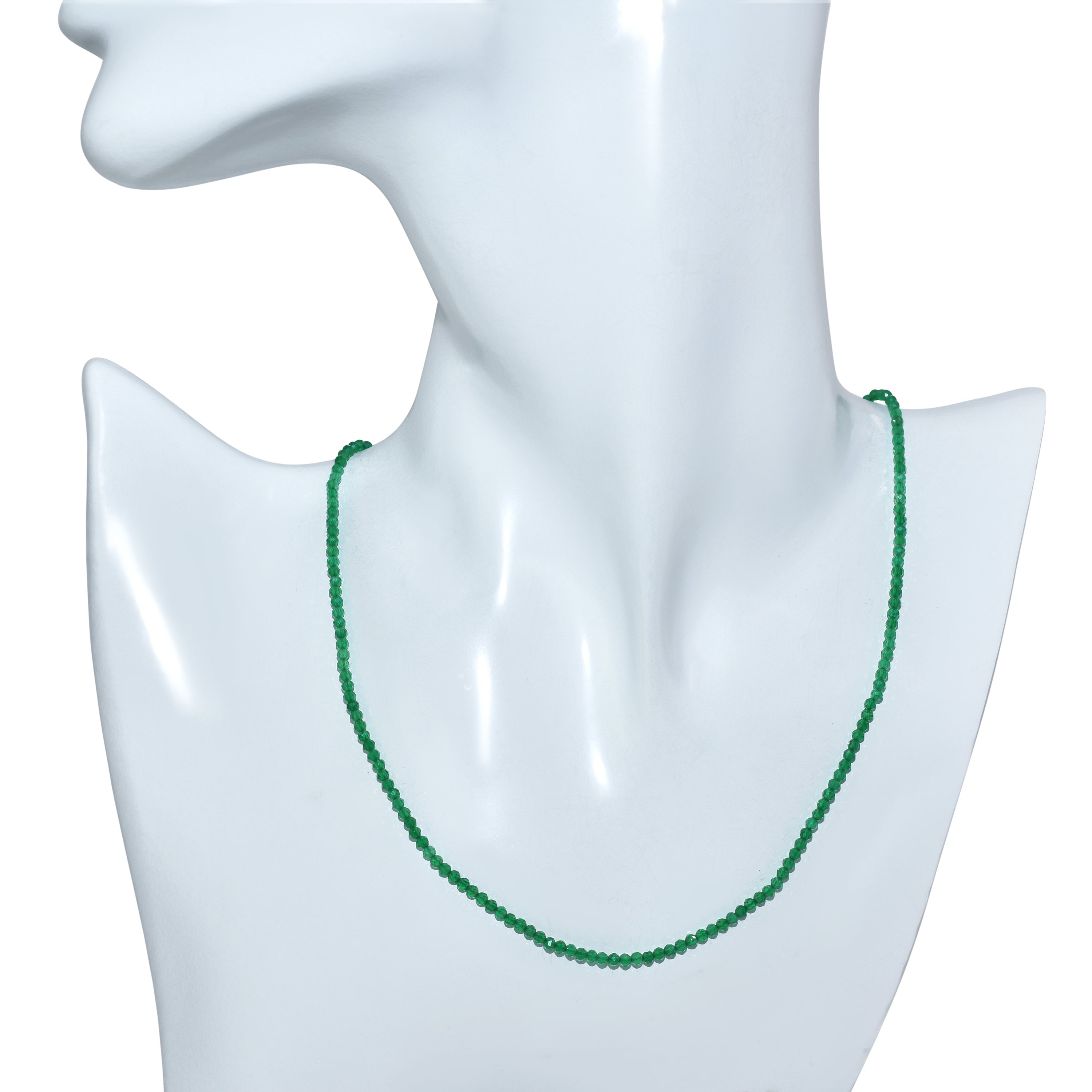 14k Faceted Round Bead Necklace