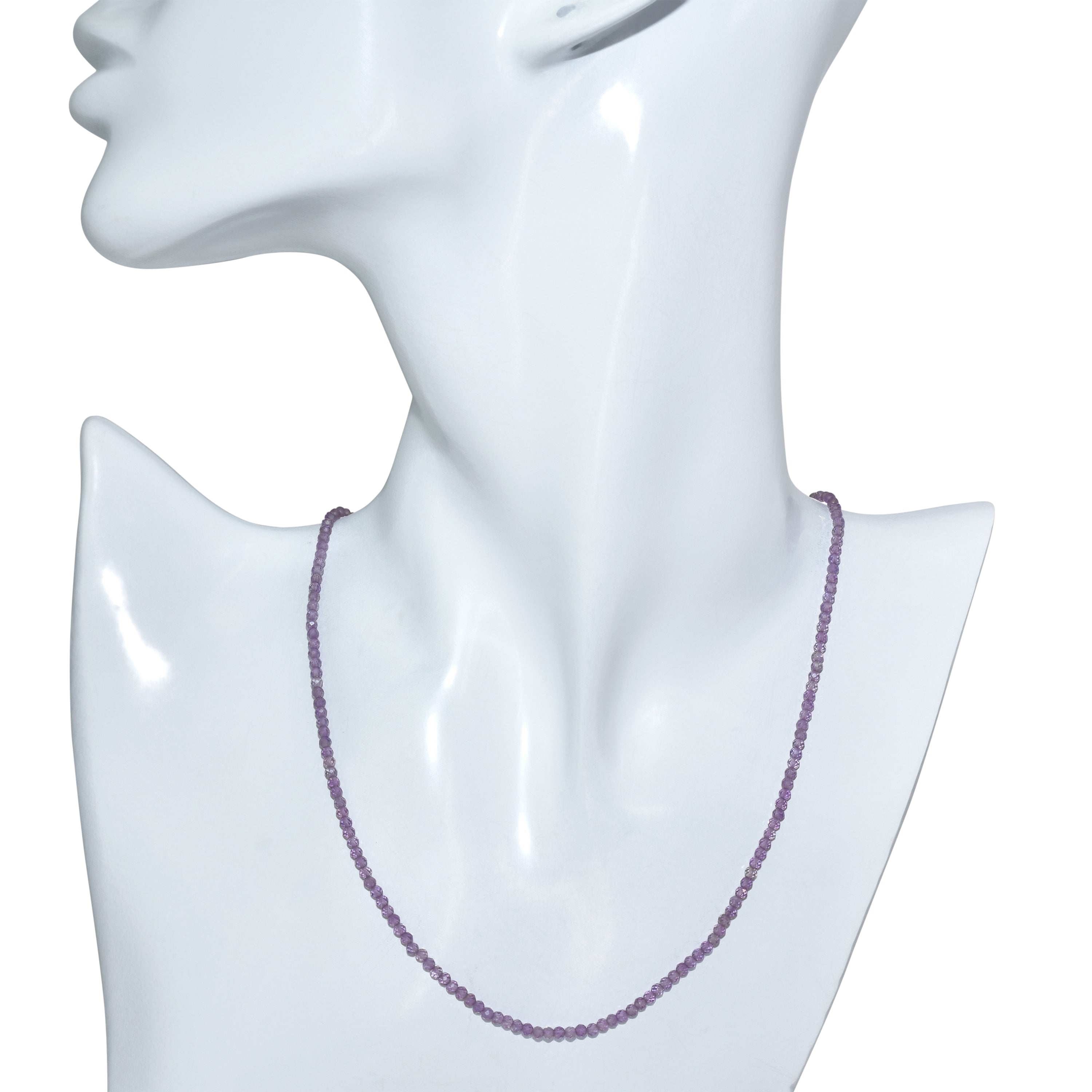 14k Faceted Round Bead Necklace