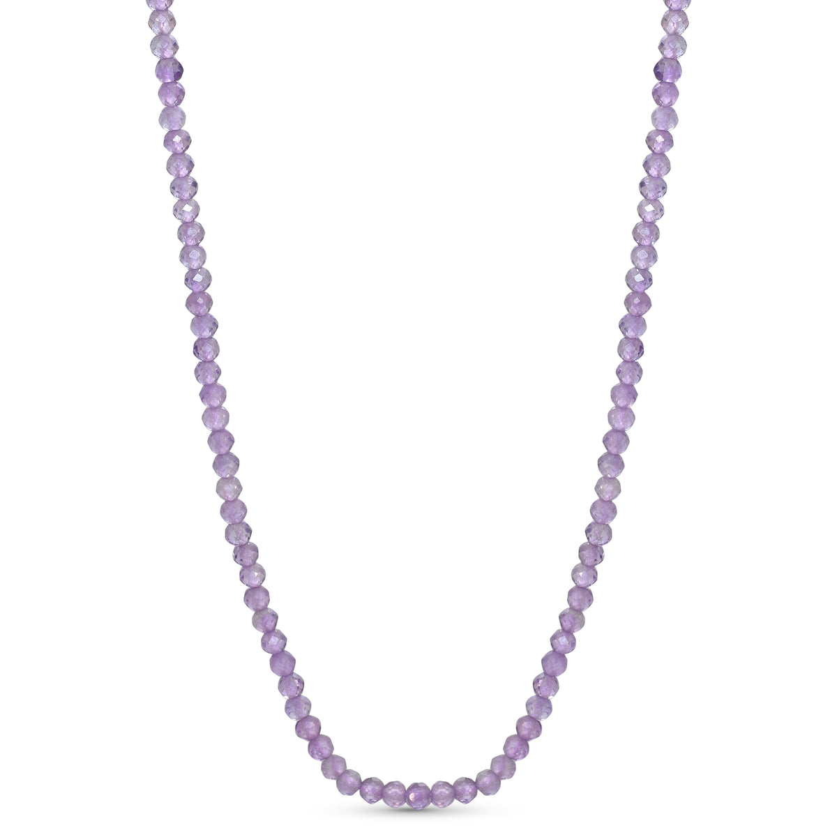 14k Faceted Round Bead Necklace