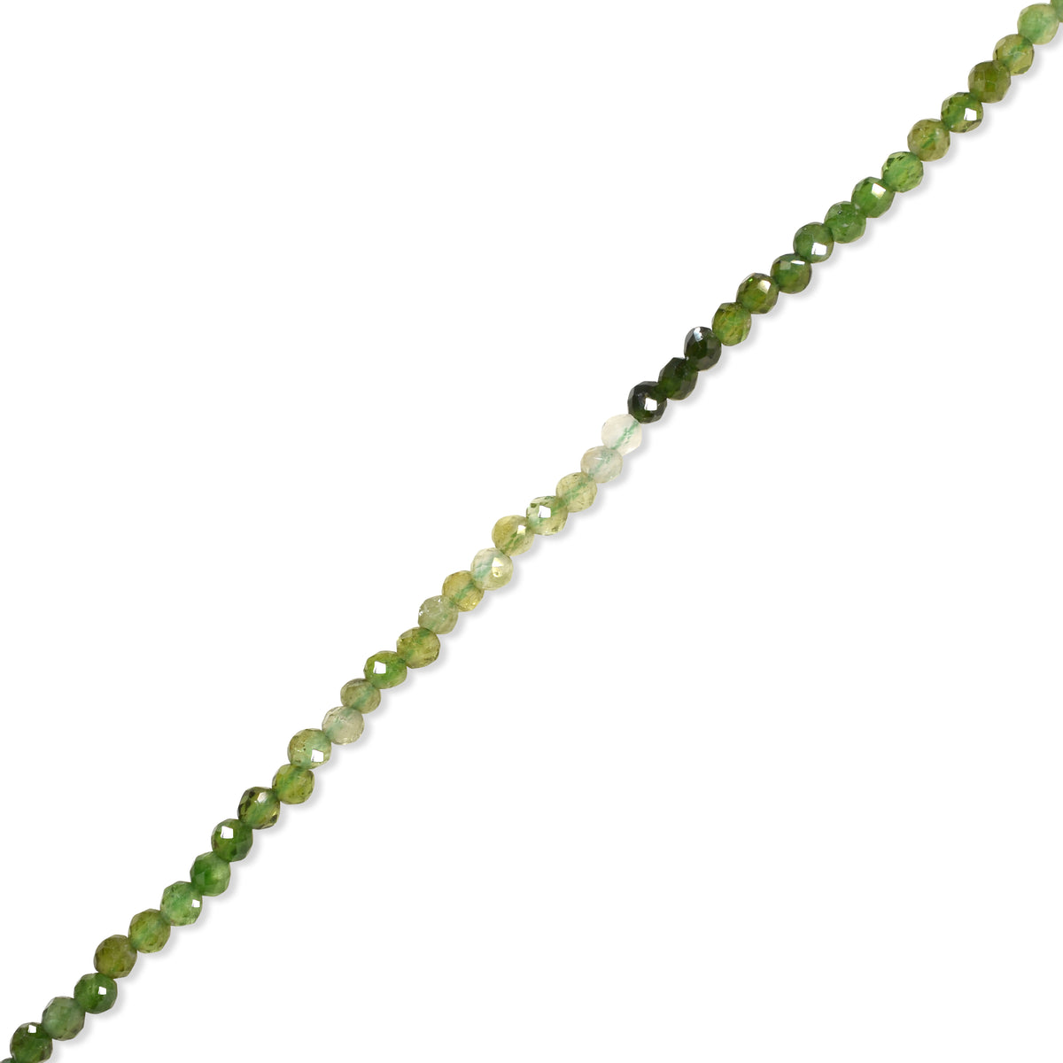 14k Faceted Round Bead Necklace