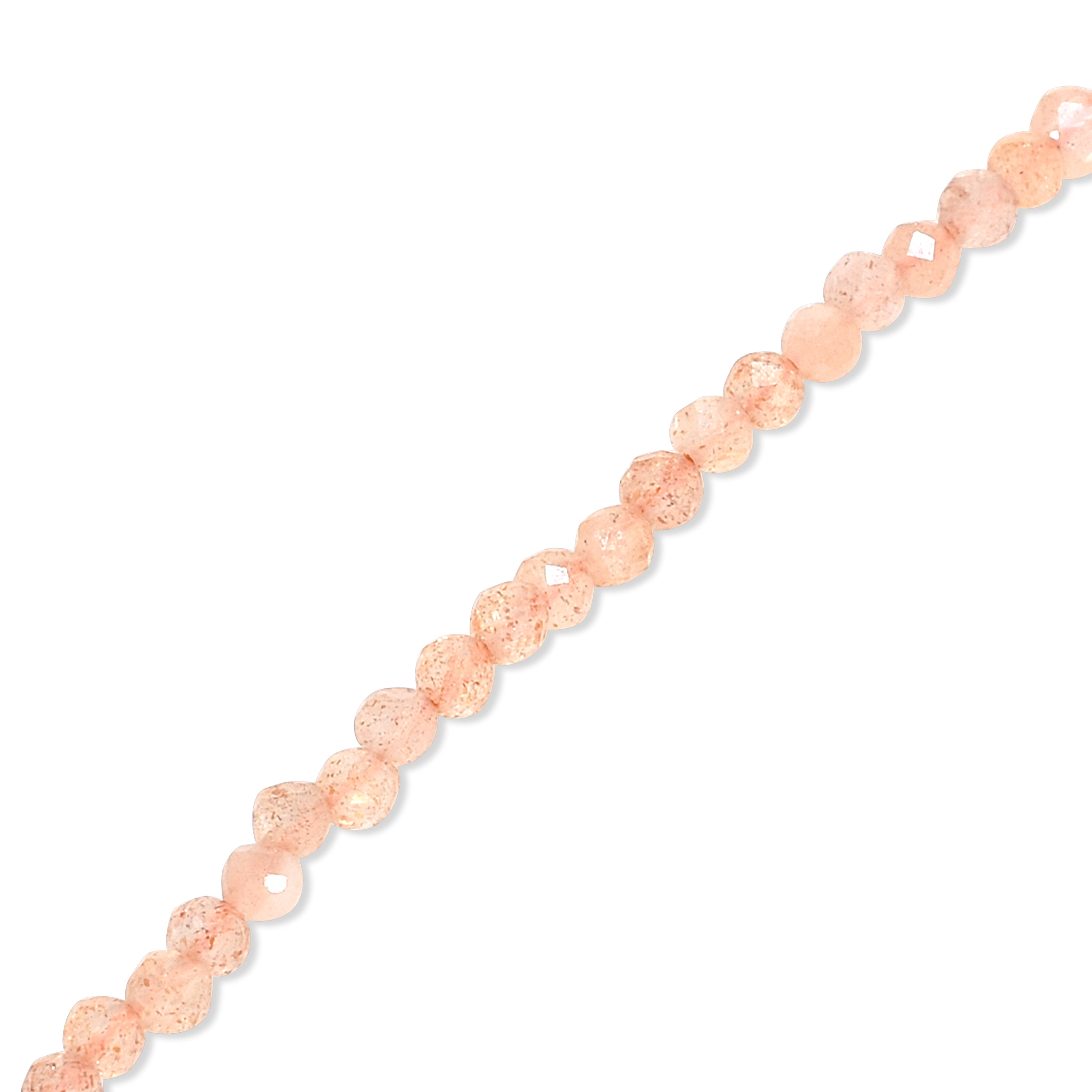14k Faceted Round Bead Necklace