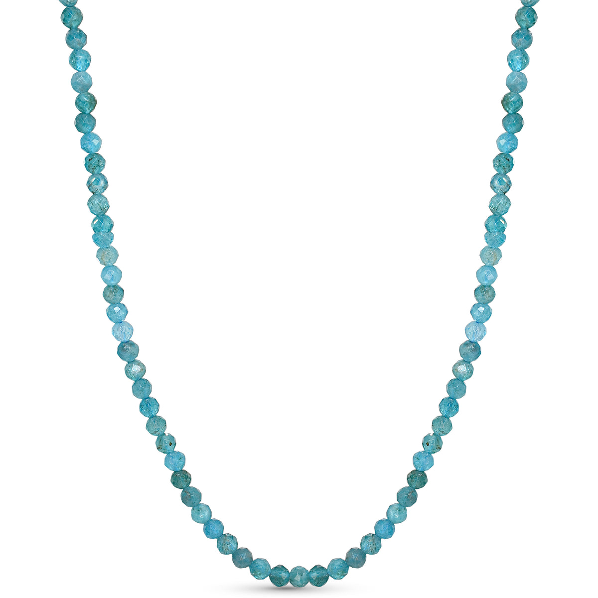 14k Faceted Round Bead Necklace
