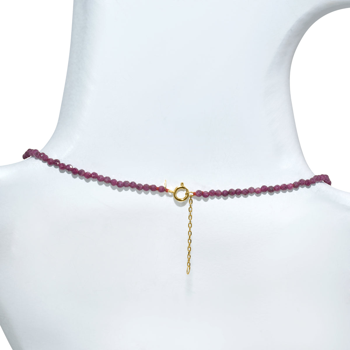 14k Faceted Round Bead Necklace