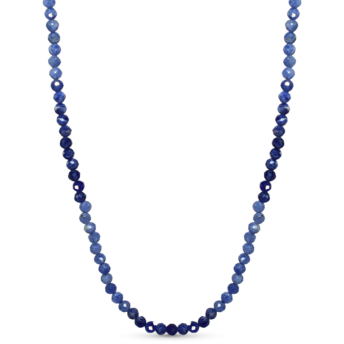 14k Faceted Round Bead Necklace