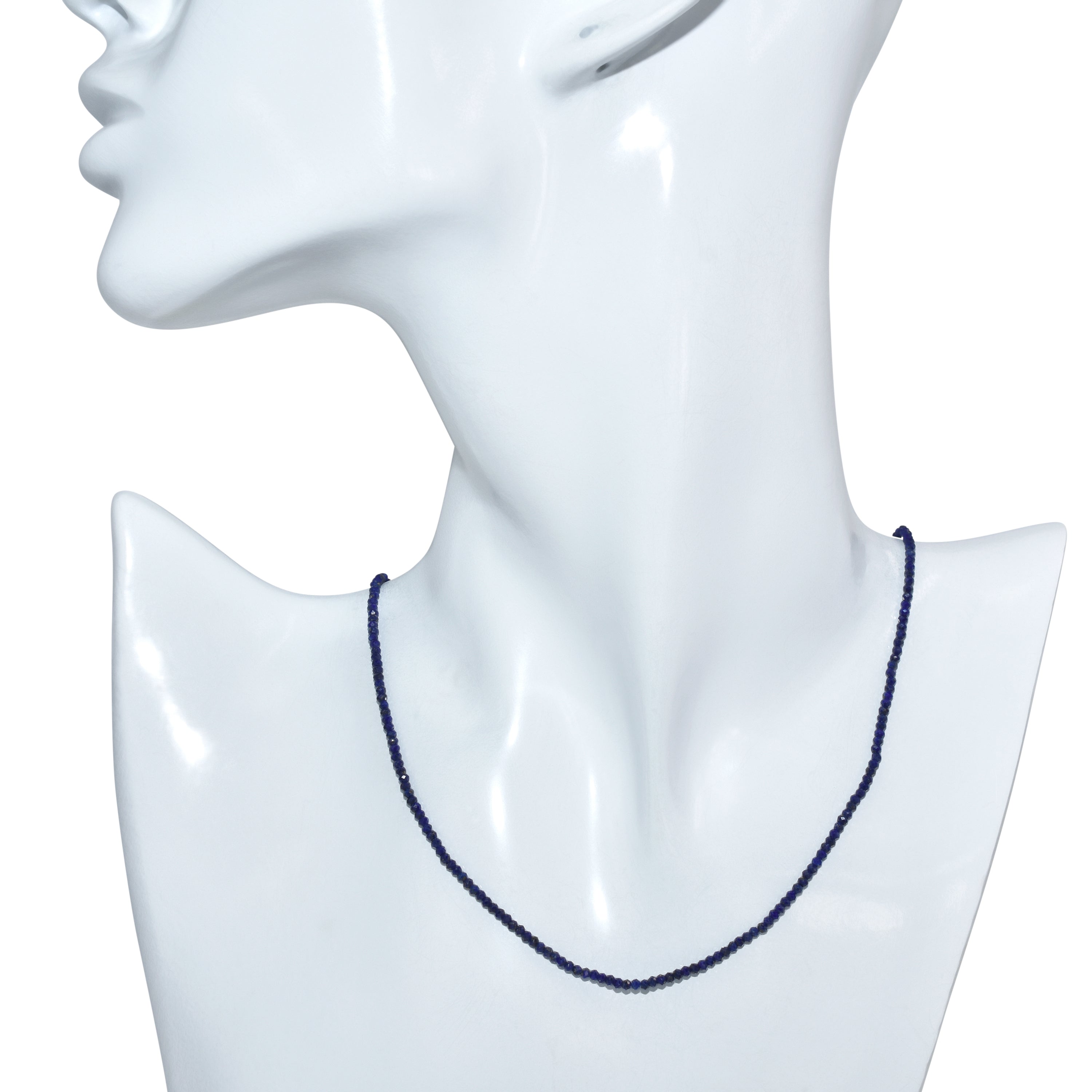 14k Faceted Round Bead Necklace