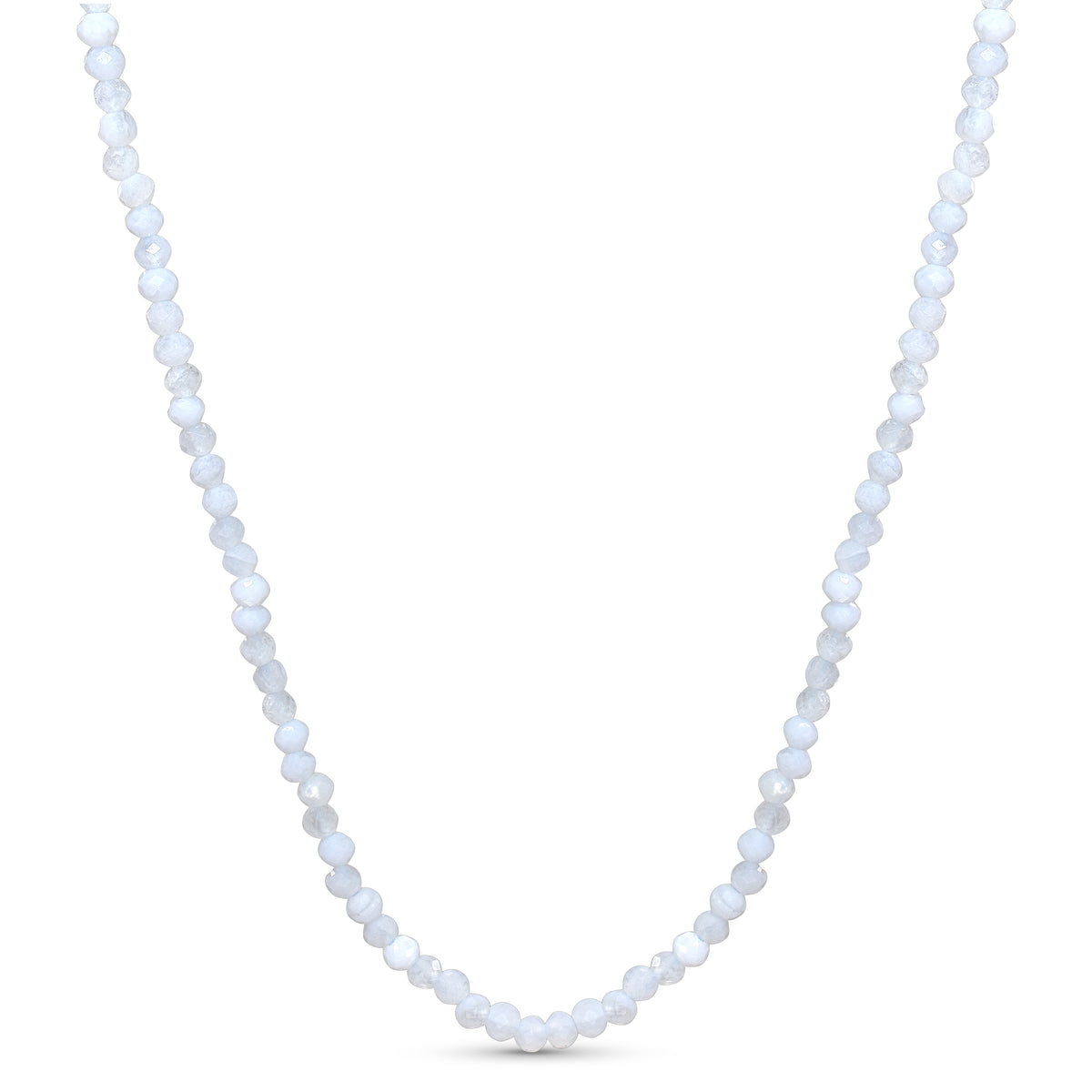14k Faceted Round Bead Necklace