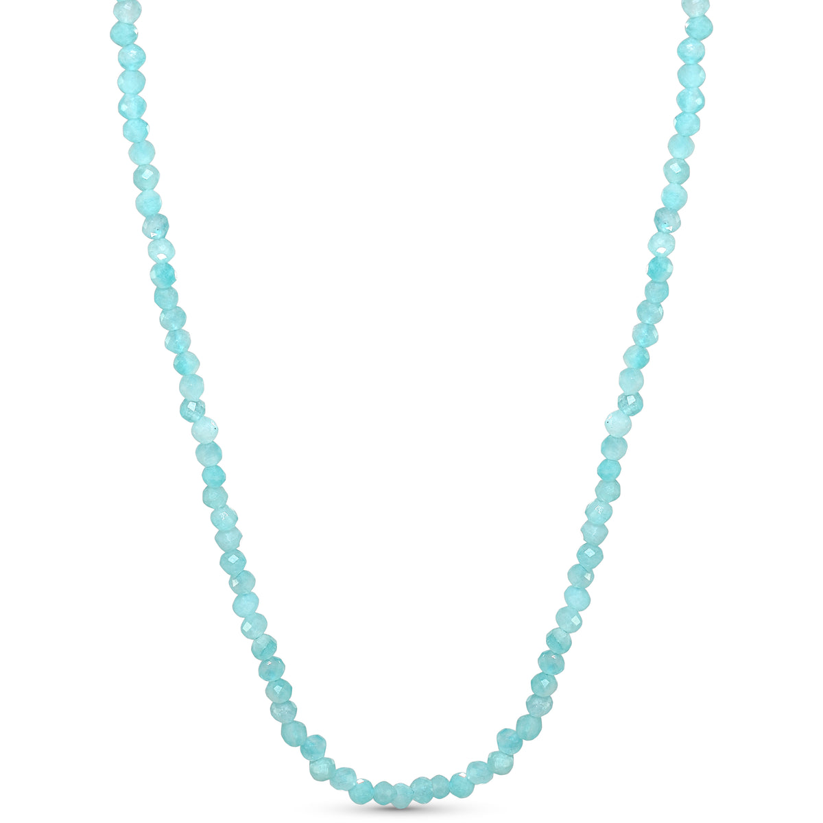 14k Faceted Round Bead Necklace