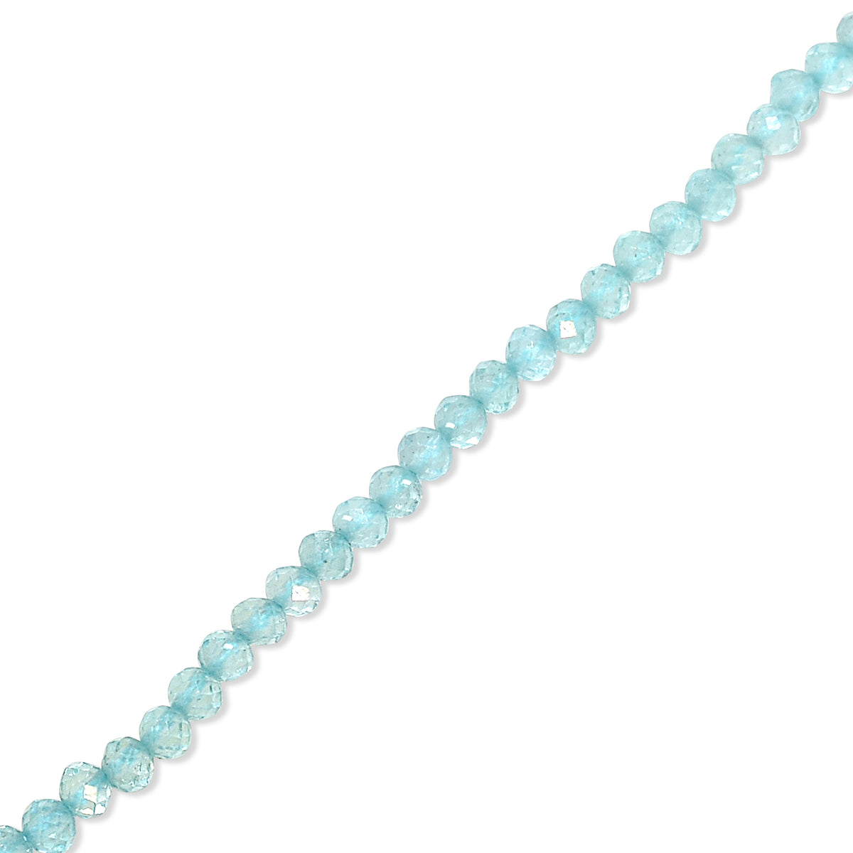 14k Faceted Round Bead Necklace