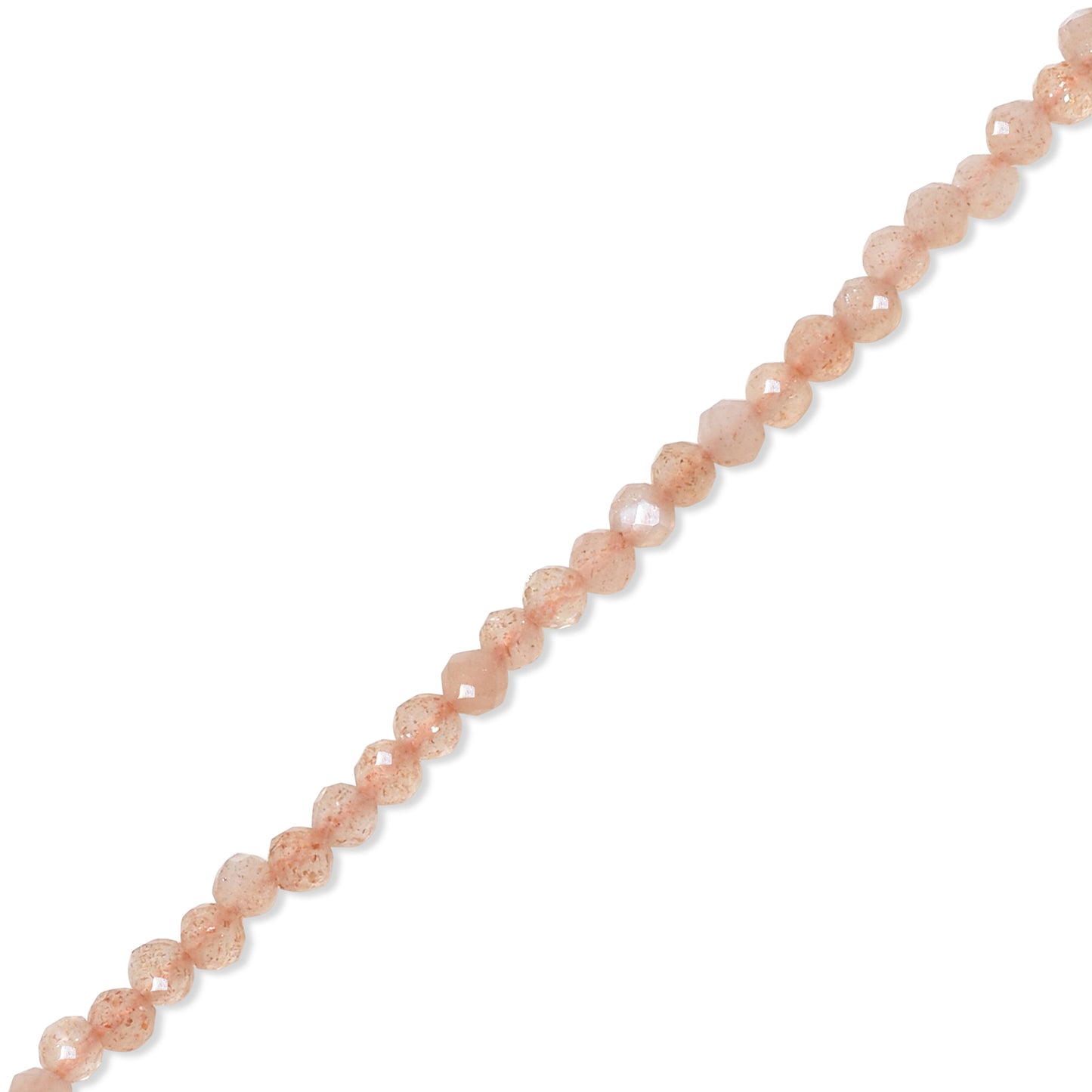 14k Peach Moonstone with Opal Pendant Necklace