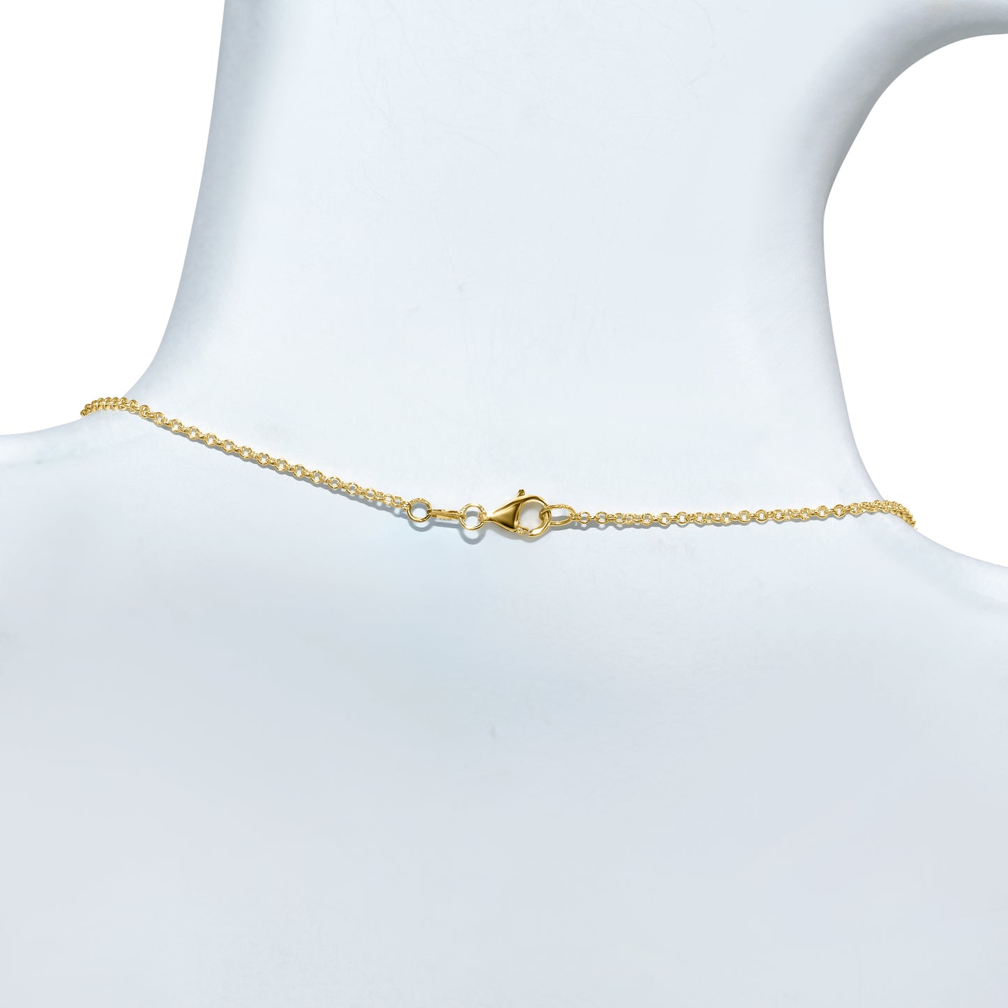 14k Multi Gemstone 5 Station Necklace