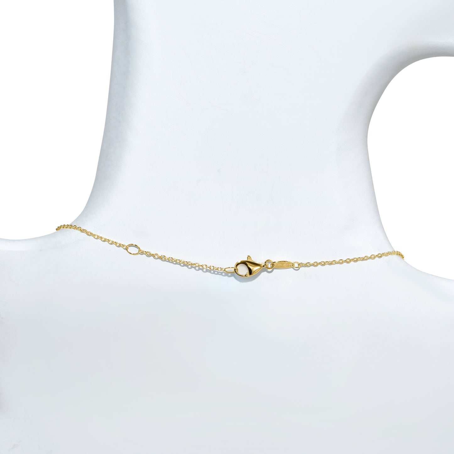 14k Rose Quartz White Topaz Butterfly Necklace