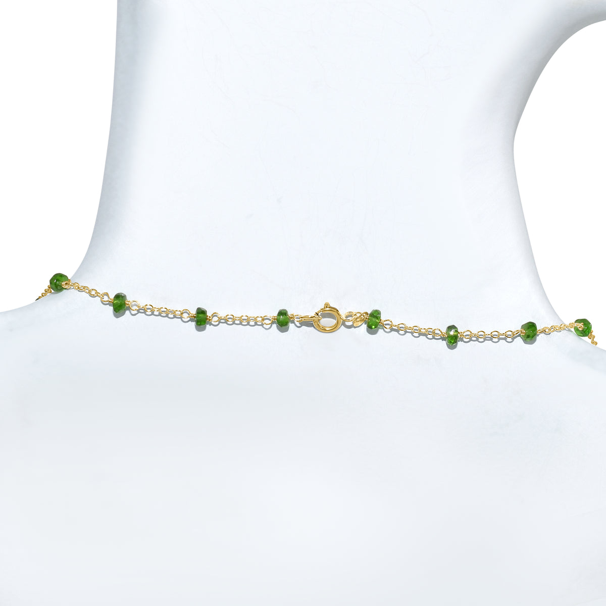 14k Yellow Gold Station Necklace
