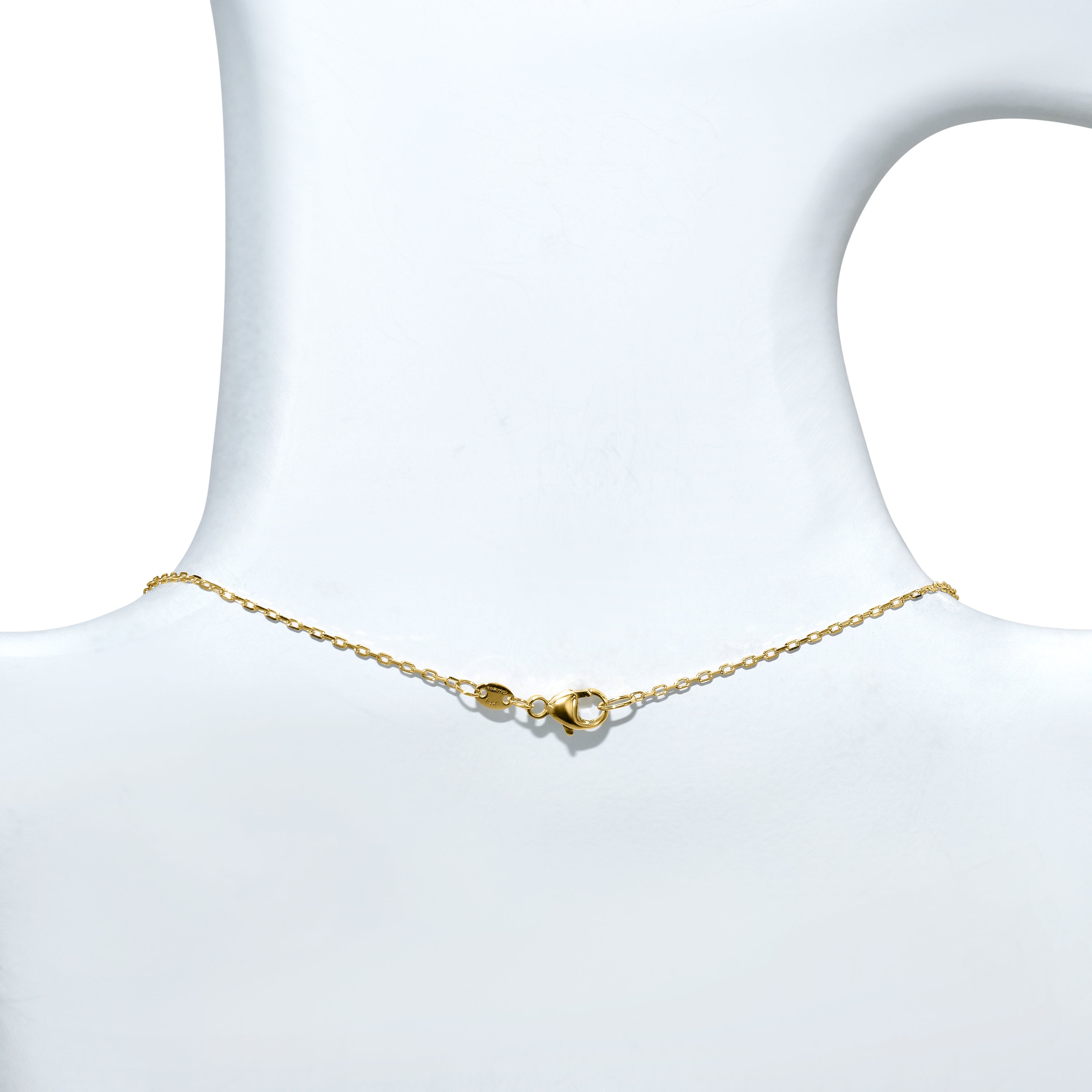 14k Amethyst Blue Topaz Pendant Necklace