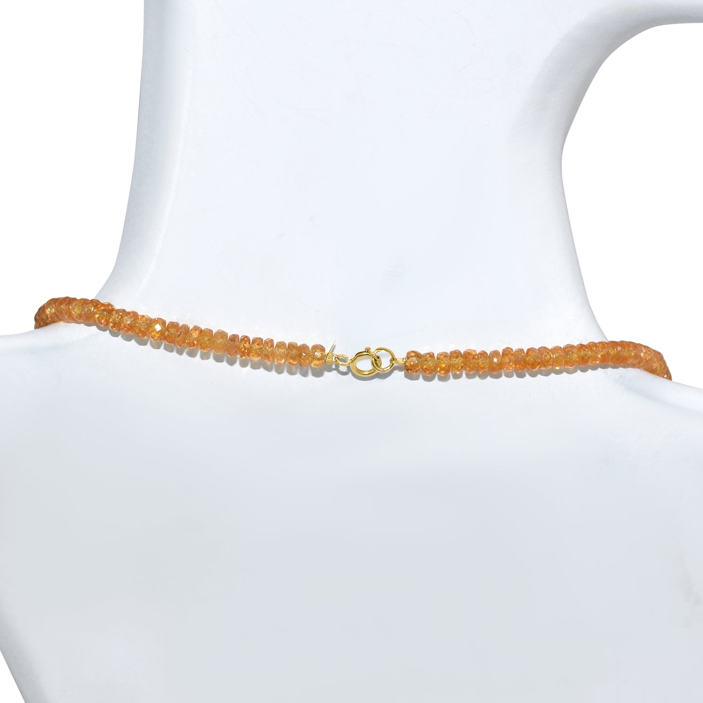 14k Gemstones & Gold Roundel Necklace