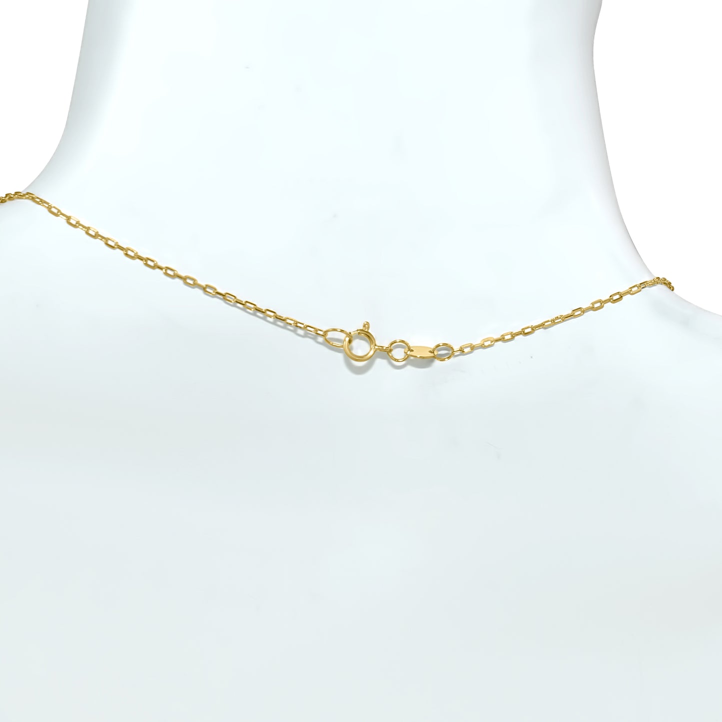 14k Multi Gemstone Curved Bar Necklace