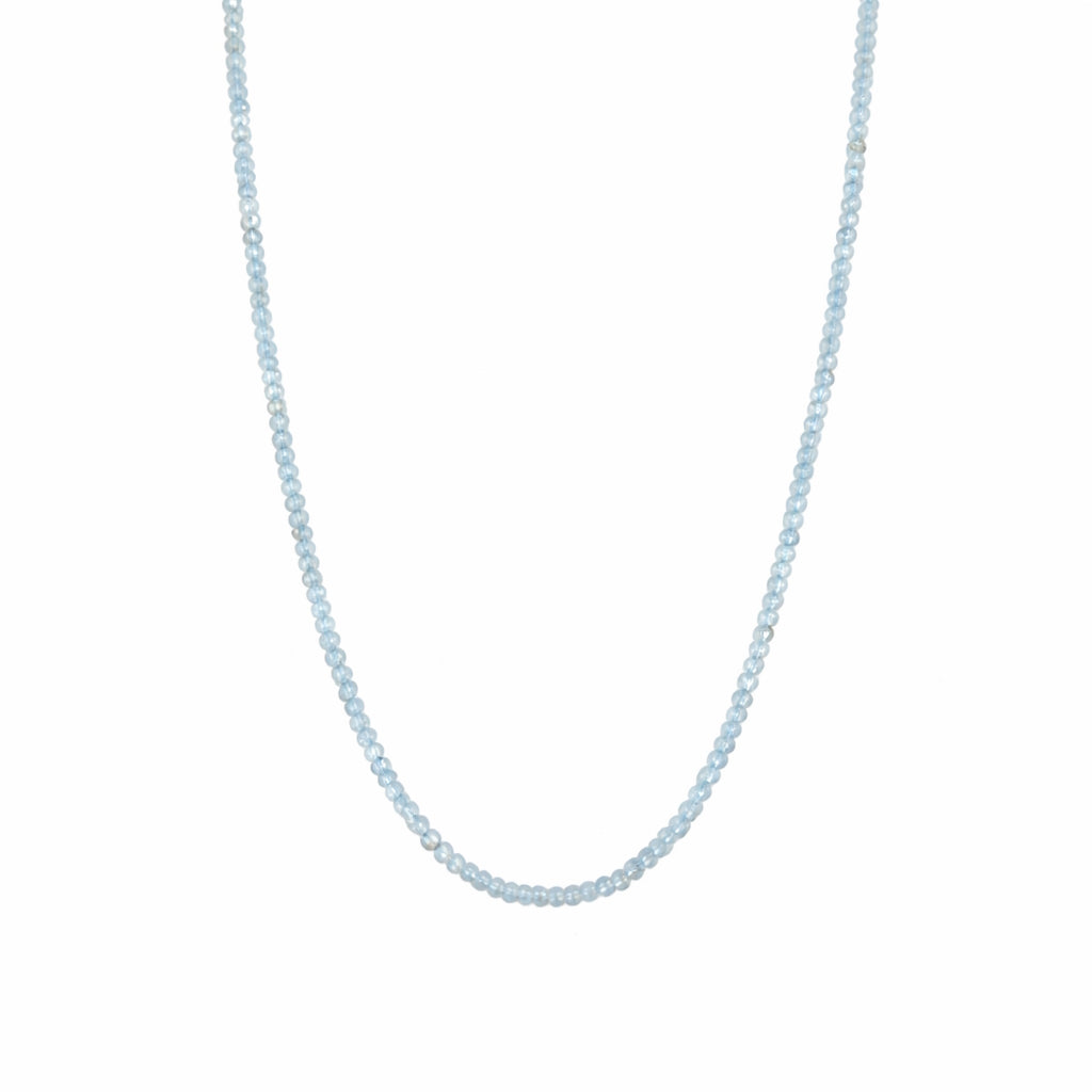 14k Faceted Round Bead Necklace