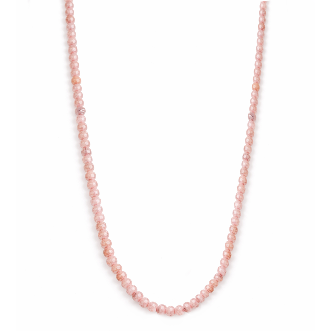 14k Faceted Round Bead Necklace