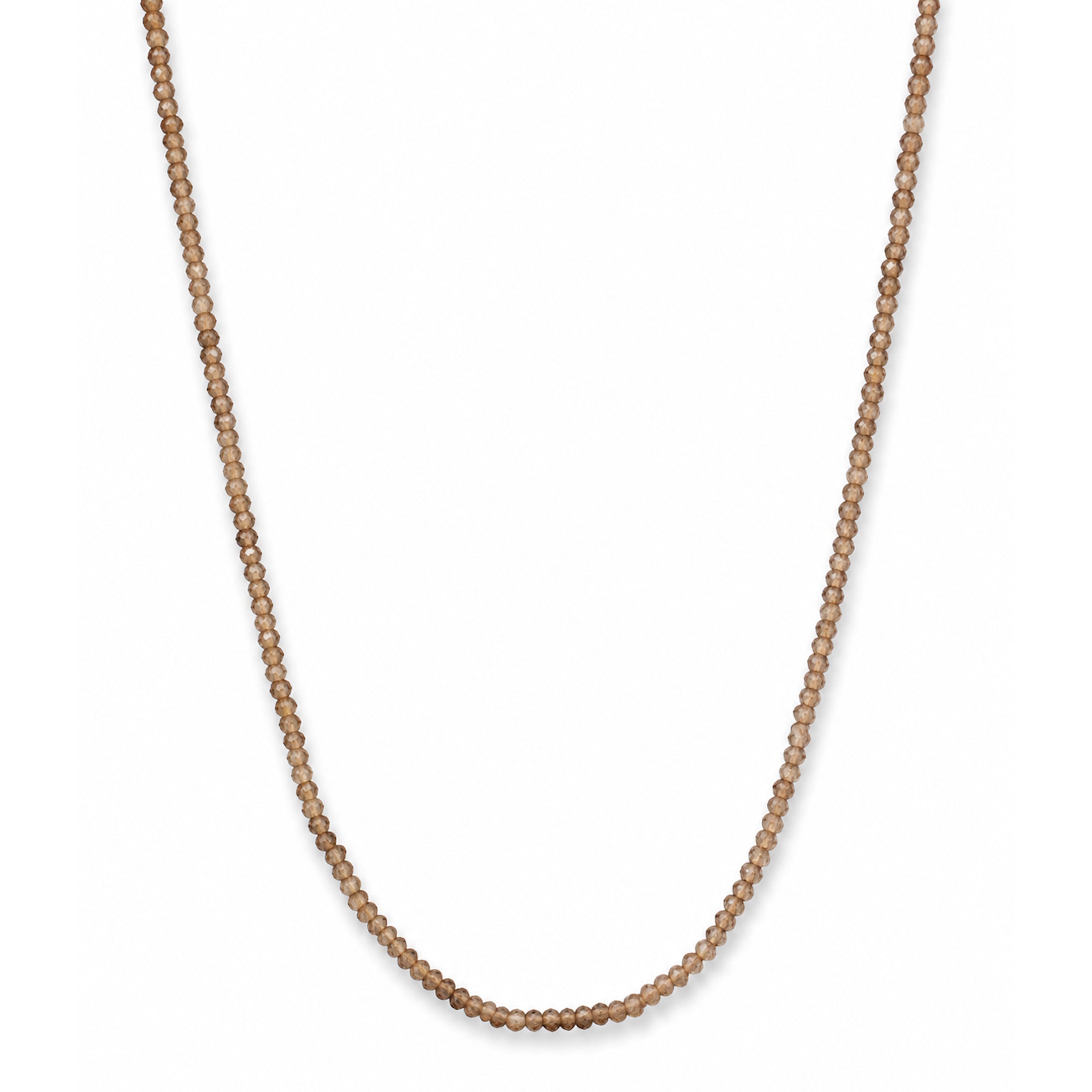 14k Faceted Round Bead Necklace