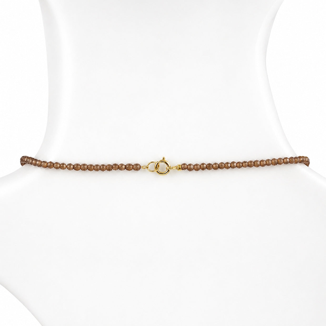 14k Andalusite Multi Tourmaline Pear Cluster Necklace