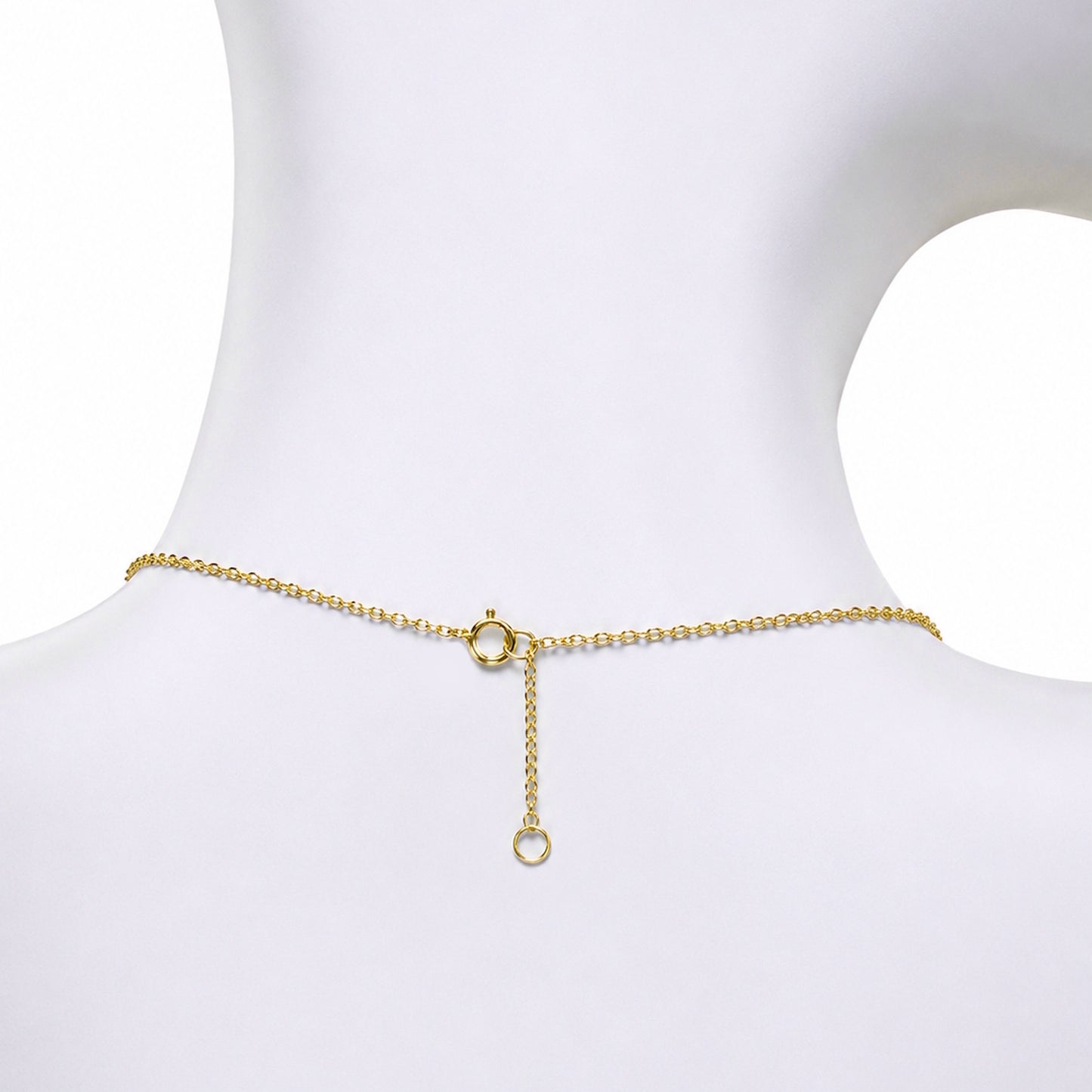 14k Lapis Marquise Bezel Center Cluster Necklace