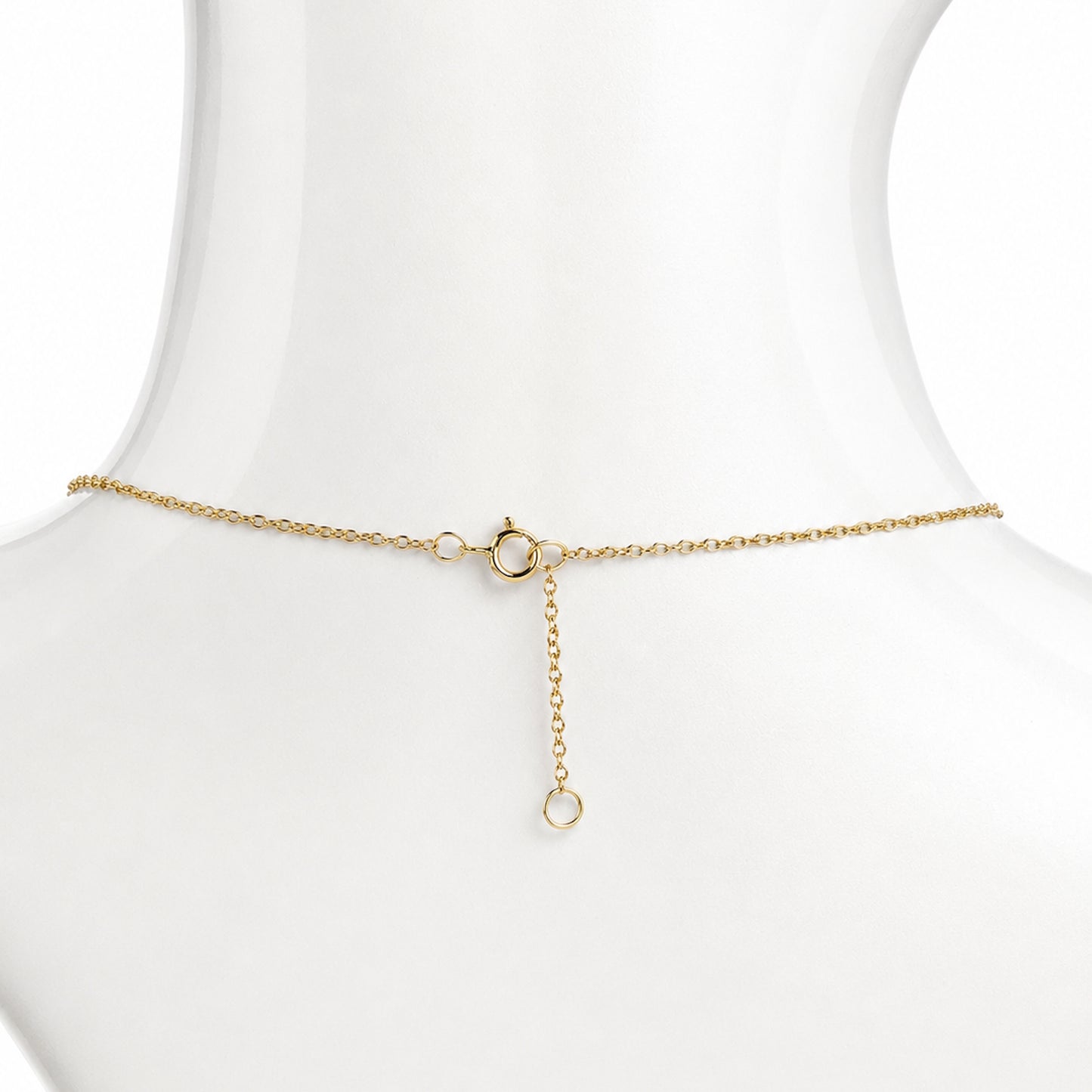 14k Citrine & Smoky Quartz Oval Center Cluster Necklace
